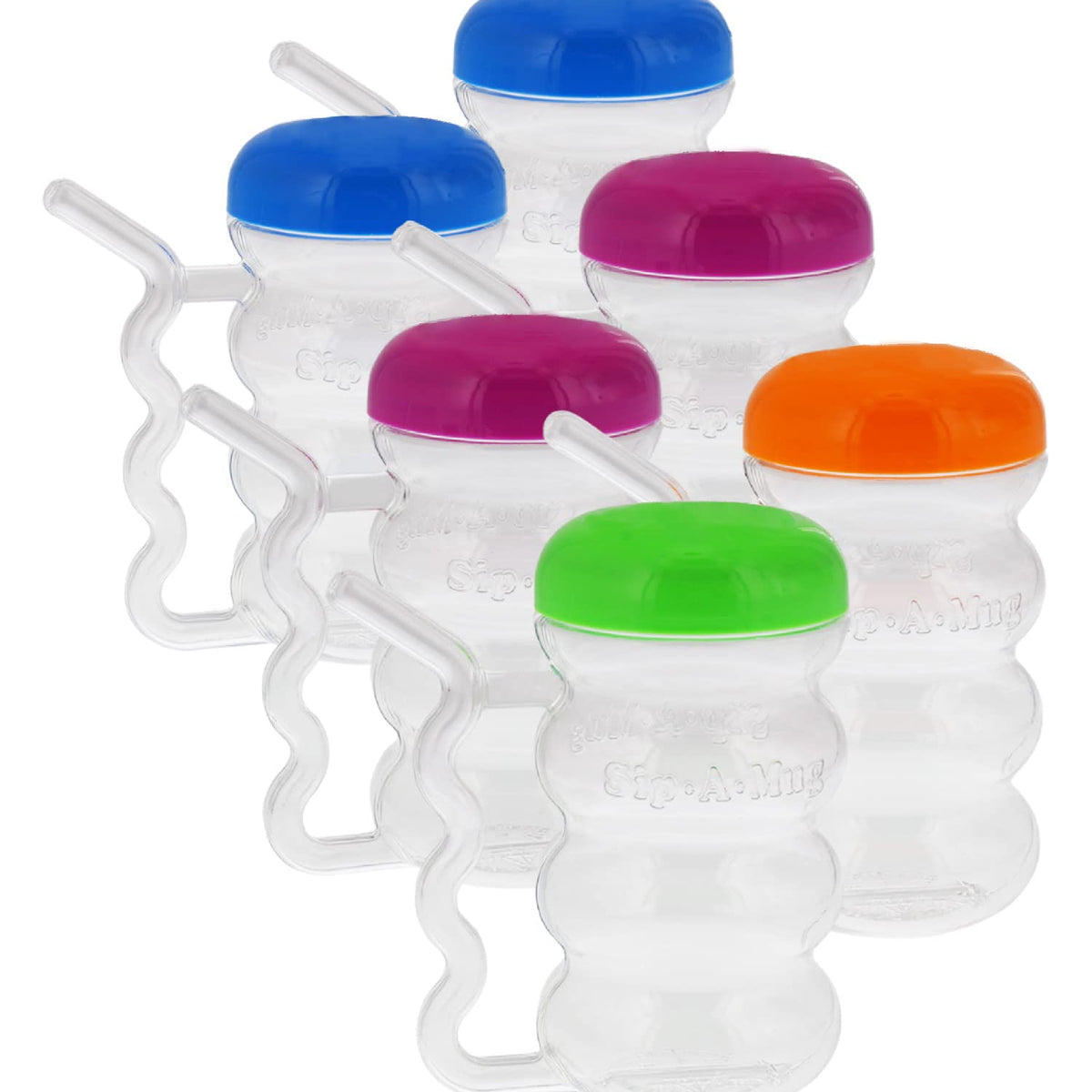 Arrow Home Products Sip-A-Mug 14oz 6pk - Easy to Grip Plastic Kid's Cu ...