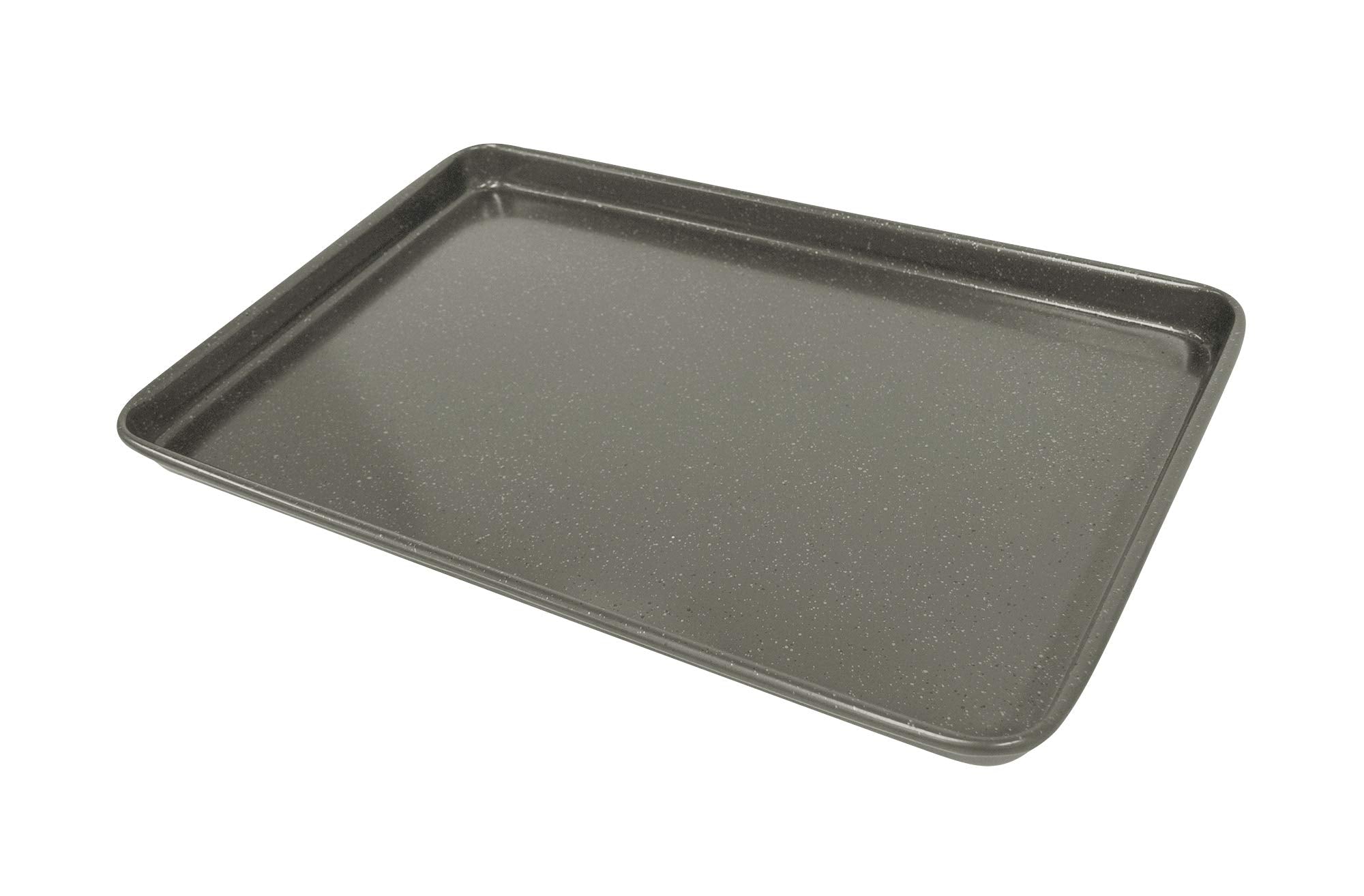 Casaware 15 X 10 X 1-Inch Ultimate Series Commercial Weight Ceramic Non-Stick Coating Cookie/Jelly Roll Pan (Silver Granite)