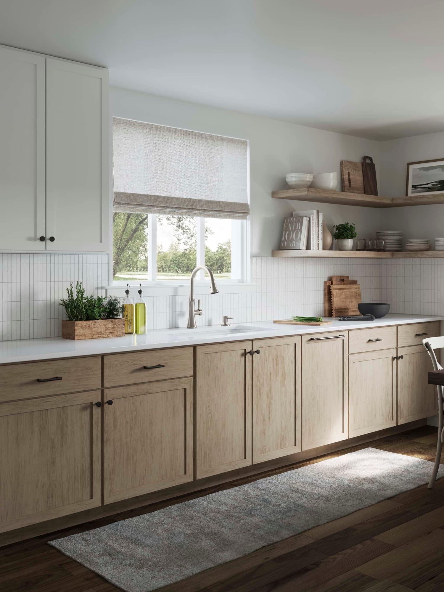 Kohler R28706-Sd-Vs Kaori Single Handle Kitchen Faucet With Pull Down Sprayer And Soap Dispenser, Vibrant Stainless