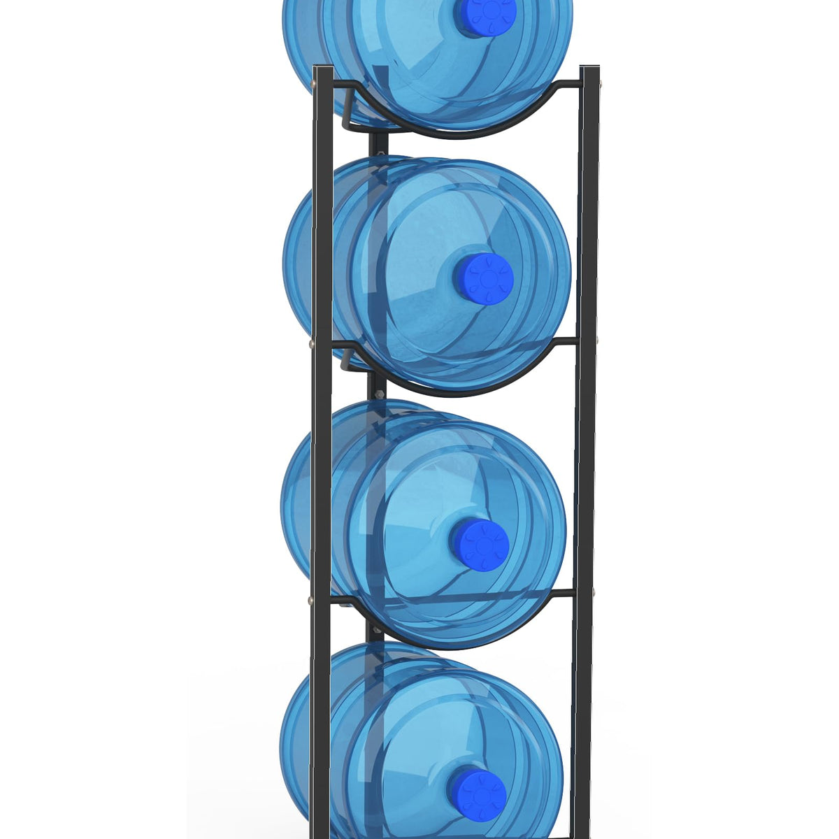 Mylolf 3&5 Gallon Water Jug Holder: 3 4 5 6 Tier Storage 5 Gallon Coll ...