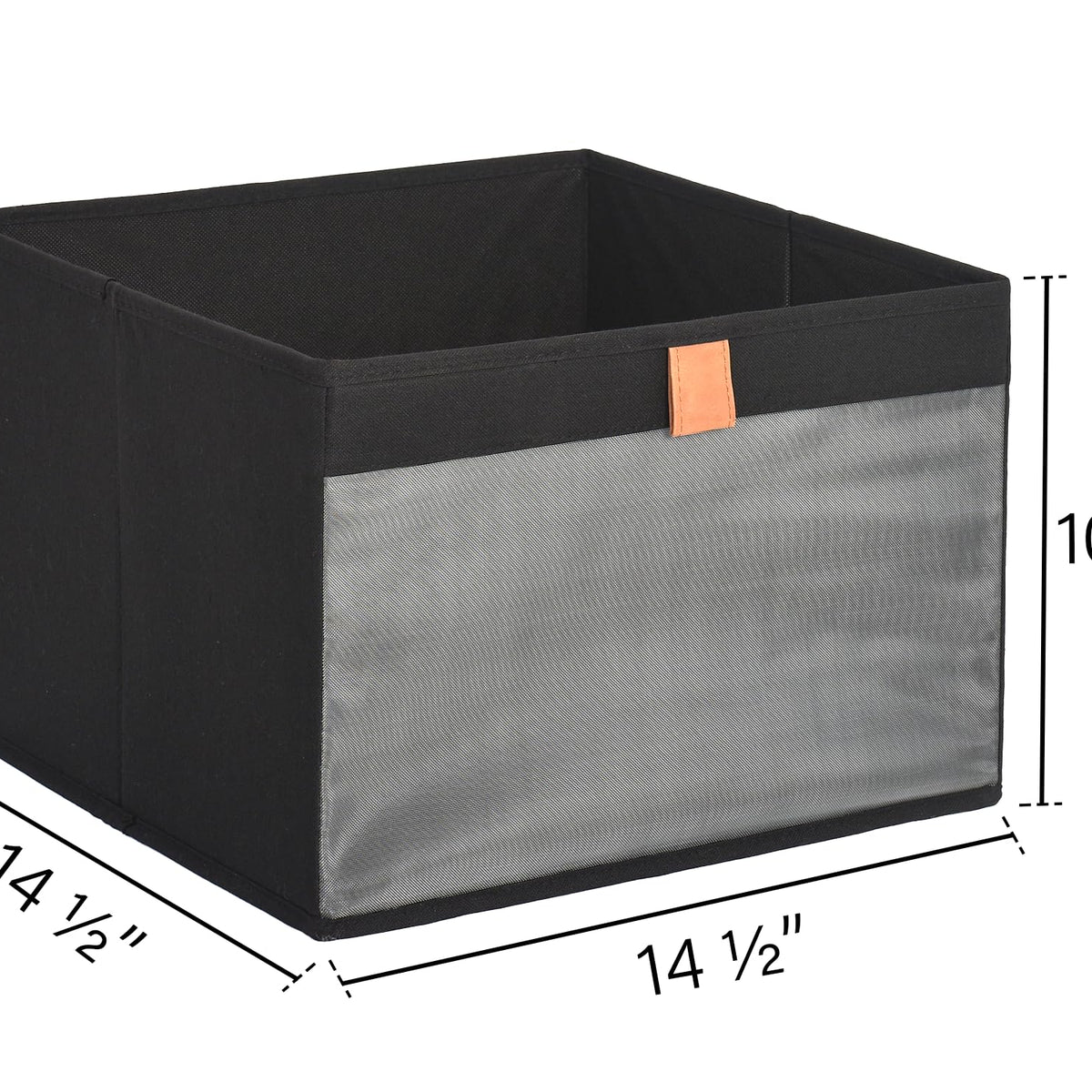 Storageworks Closet Storage Bins With Clear Window And 2 Handles, Fold ...