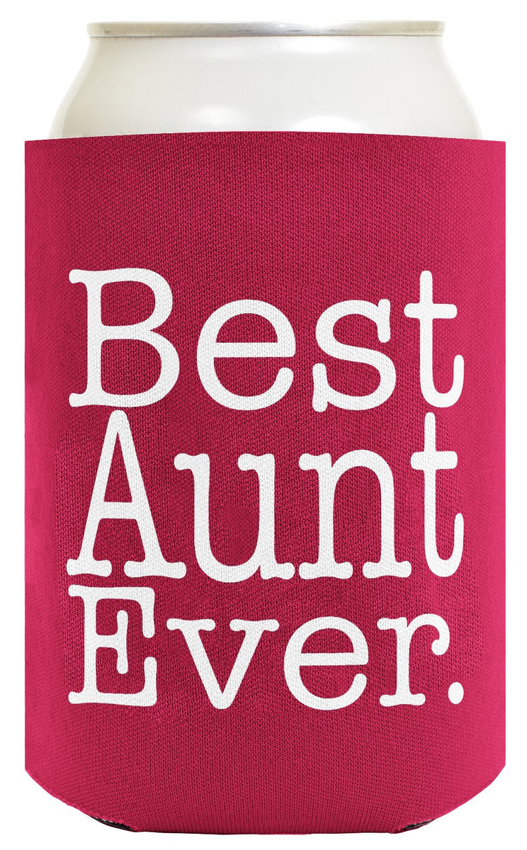Best Aunt And Uncle Ever Gift Set 2 Pack Can Coolies Drink Coolers Mag ...