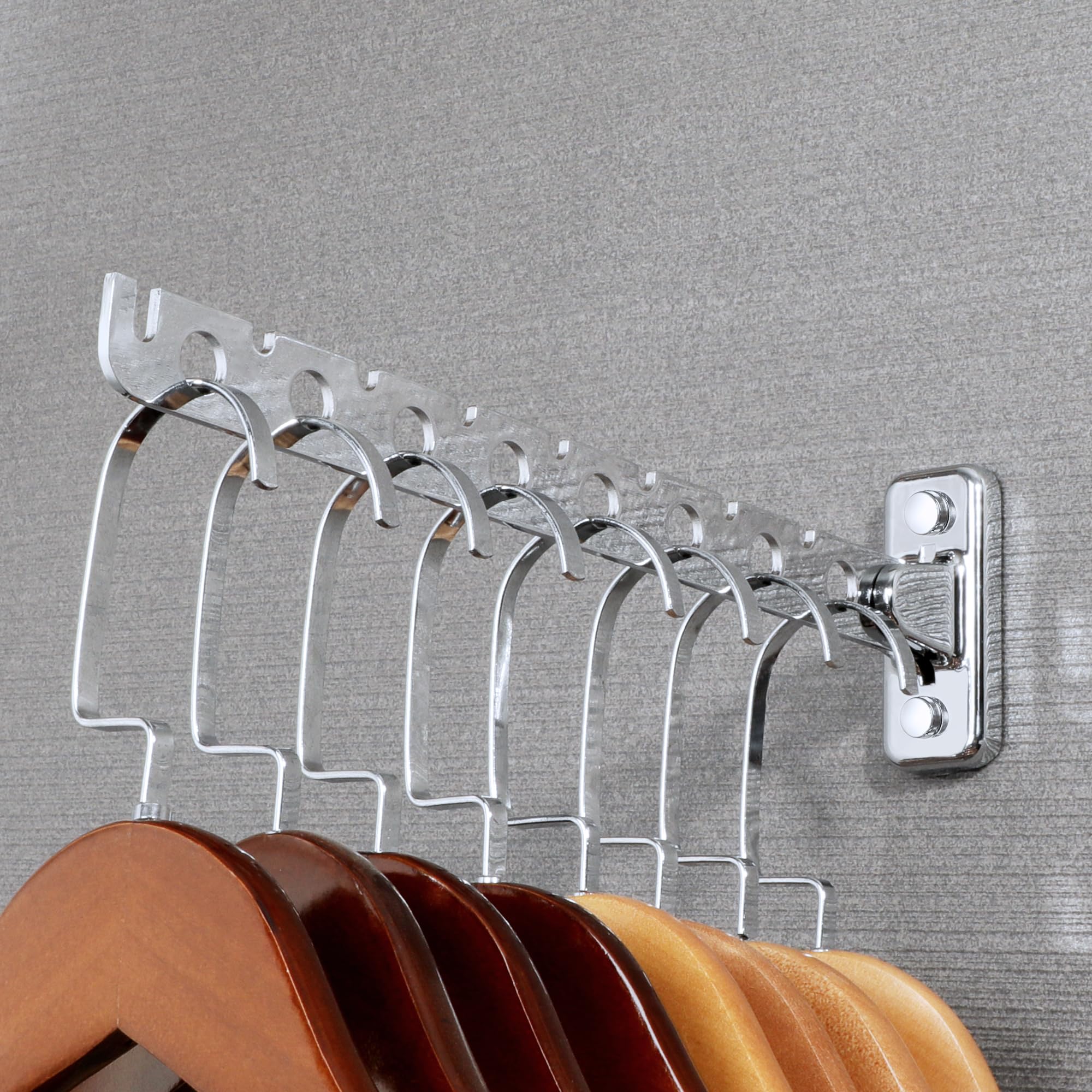 Alise ??Folding Clothes Hanger Rack, Stainless Steel Wall Mounted Drying Rack, Space Saving Laundry Hanging Rack For Laundry Clo