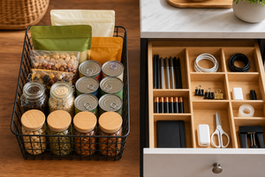 Wire Baskets vs. Drawer Dividers: Choosing the Right Storage Tool for Each Room