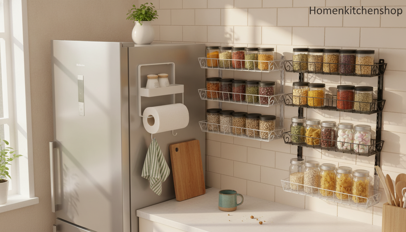 How to Add Storage in a Small Kitchen Without Touching a Single Cabinet
