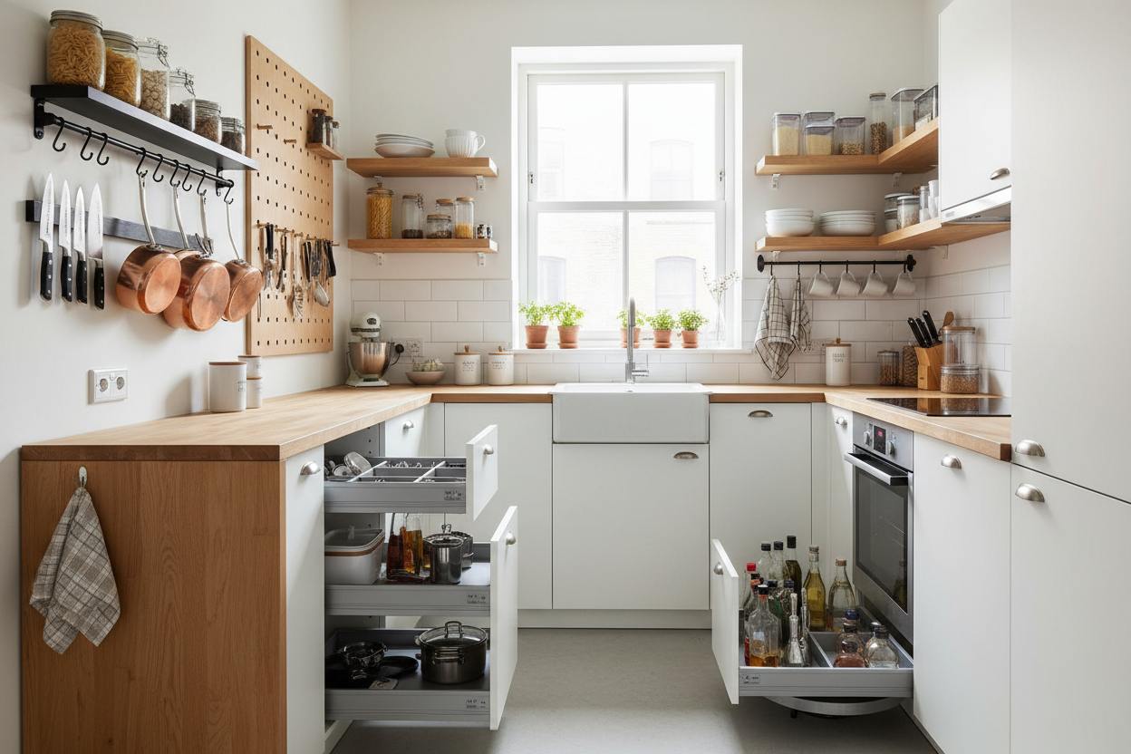 Maximizing Small Kitchen Space: Affordable Storage Solutions and Creative Organization Tips