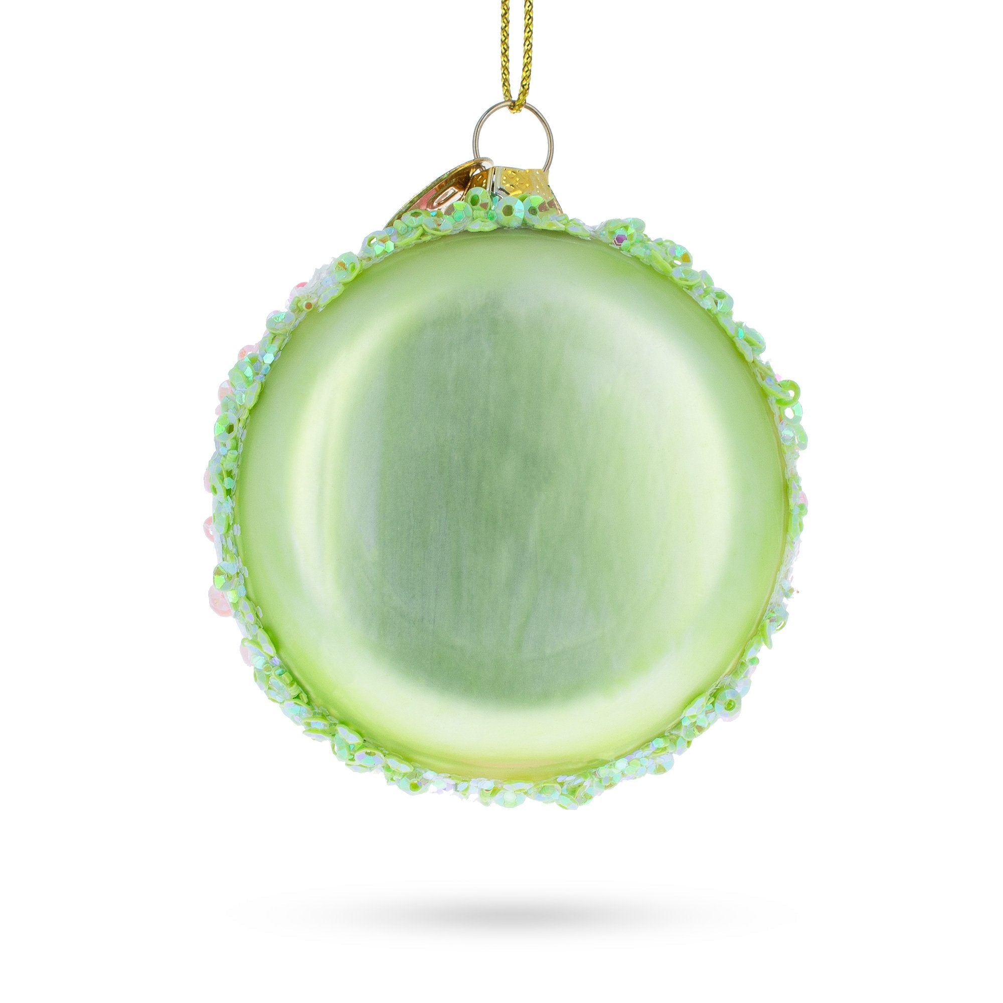 Macarons Mini Glass Christmas Ornament