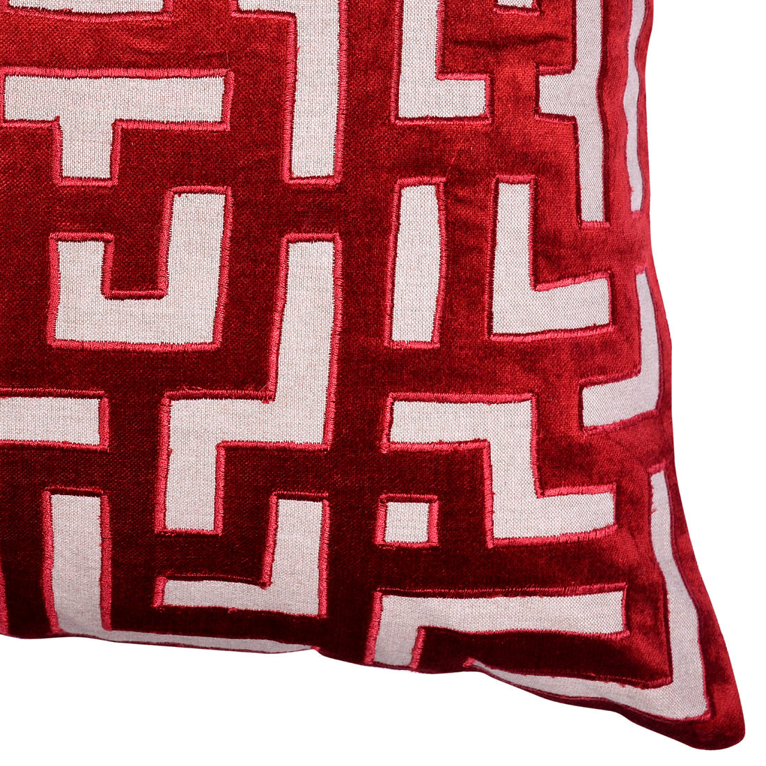 Red Throw Pillow Covers - 20 x 20 inches