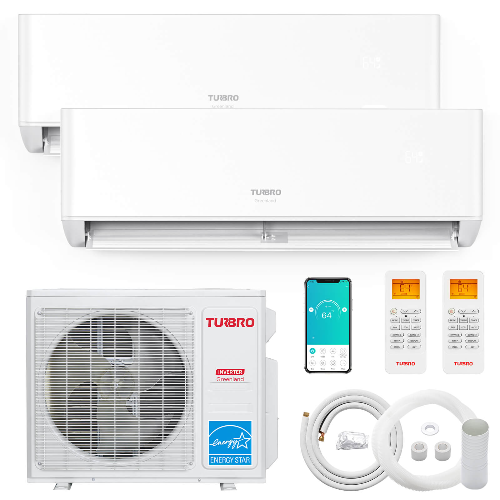 (Open Box) Greenland Multi-zone Mini Split Air Conditioner (R410A)