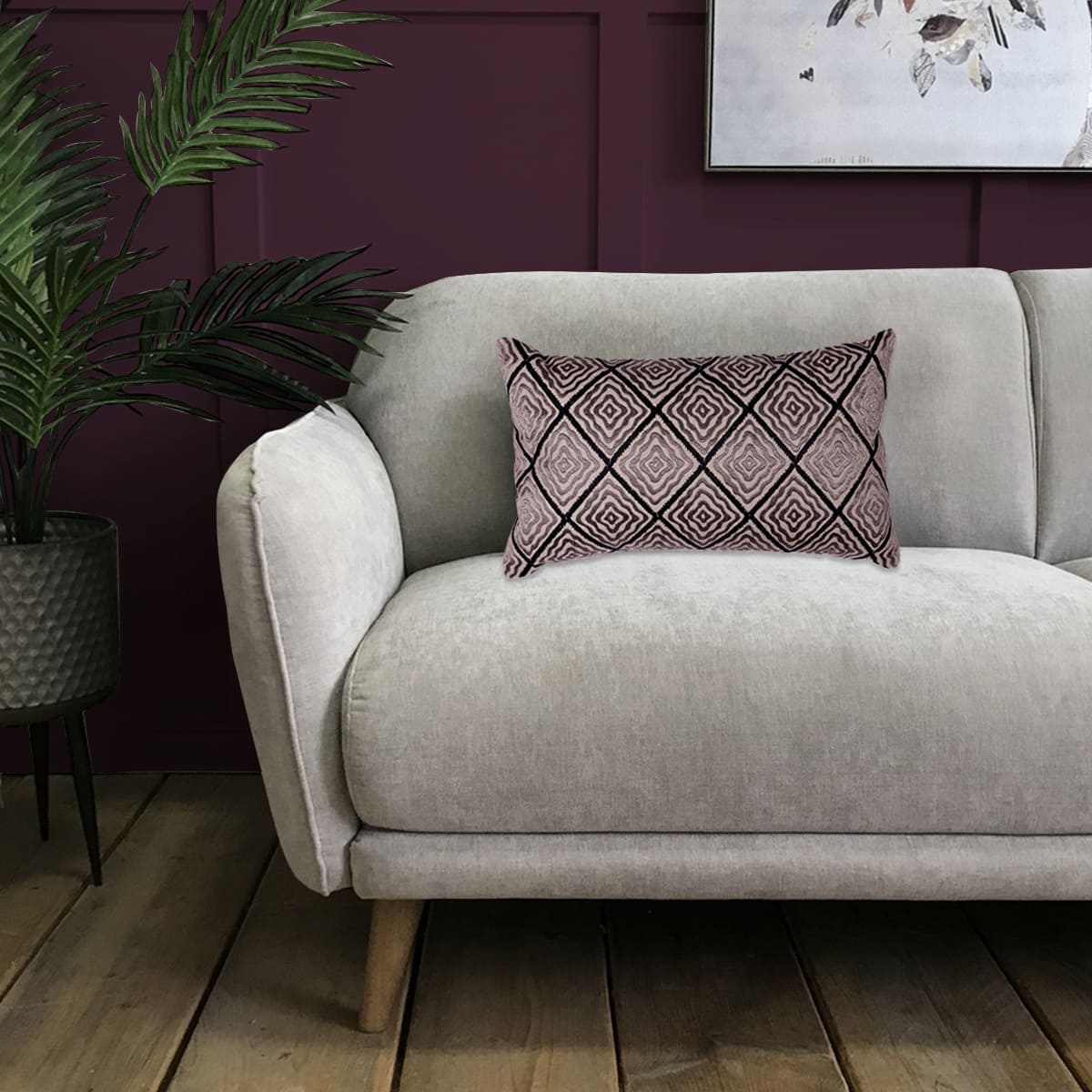 Brown Throw Pillow Covers - 12 x 20 inches