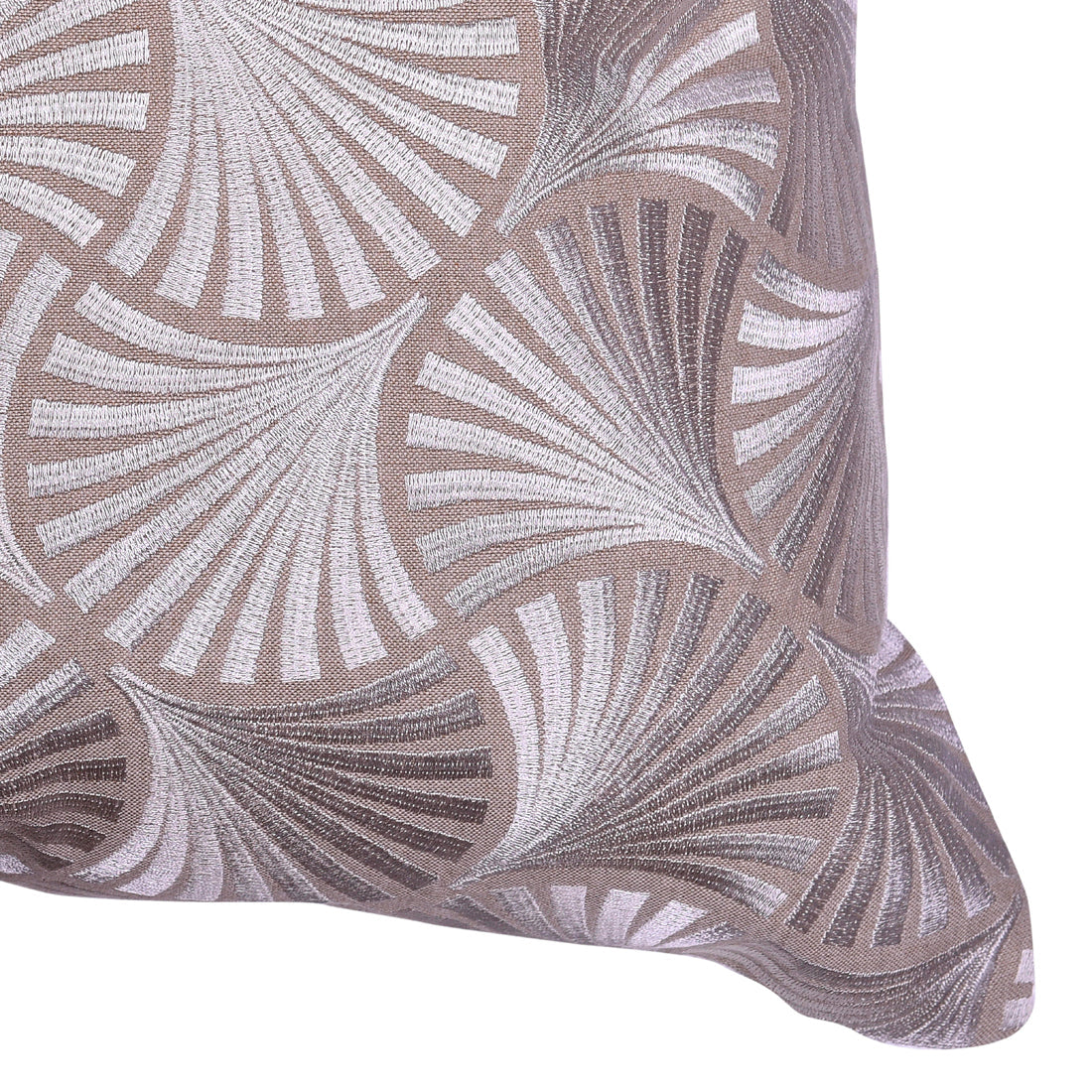 Beige Brown Throw Pillow Covers - 20 x 20 inches