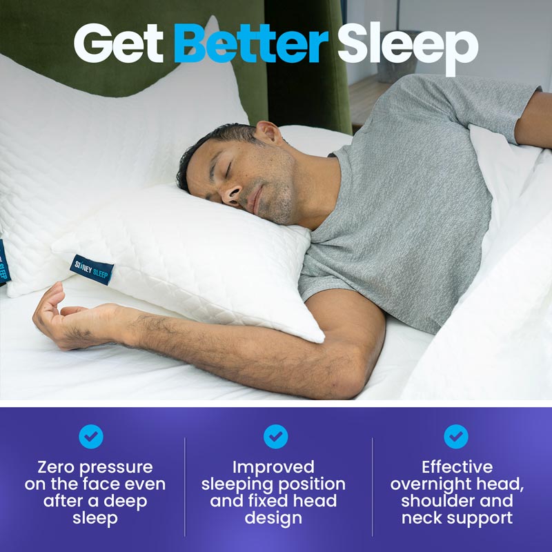 Bamboo Curve Pillow + Extra Foam