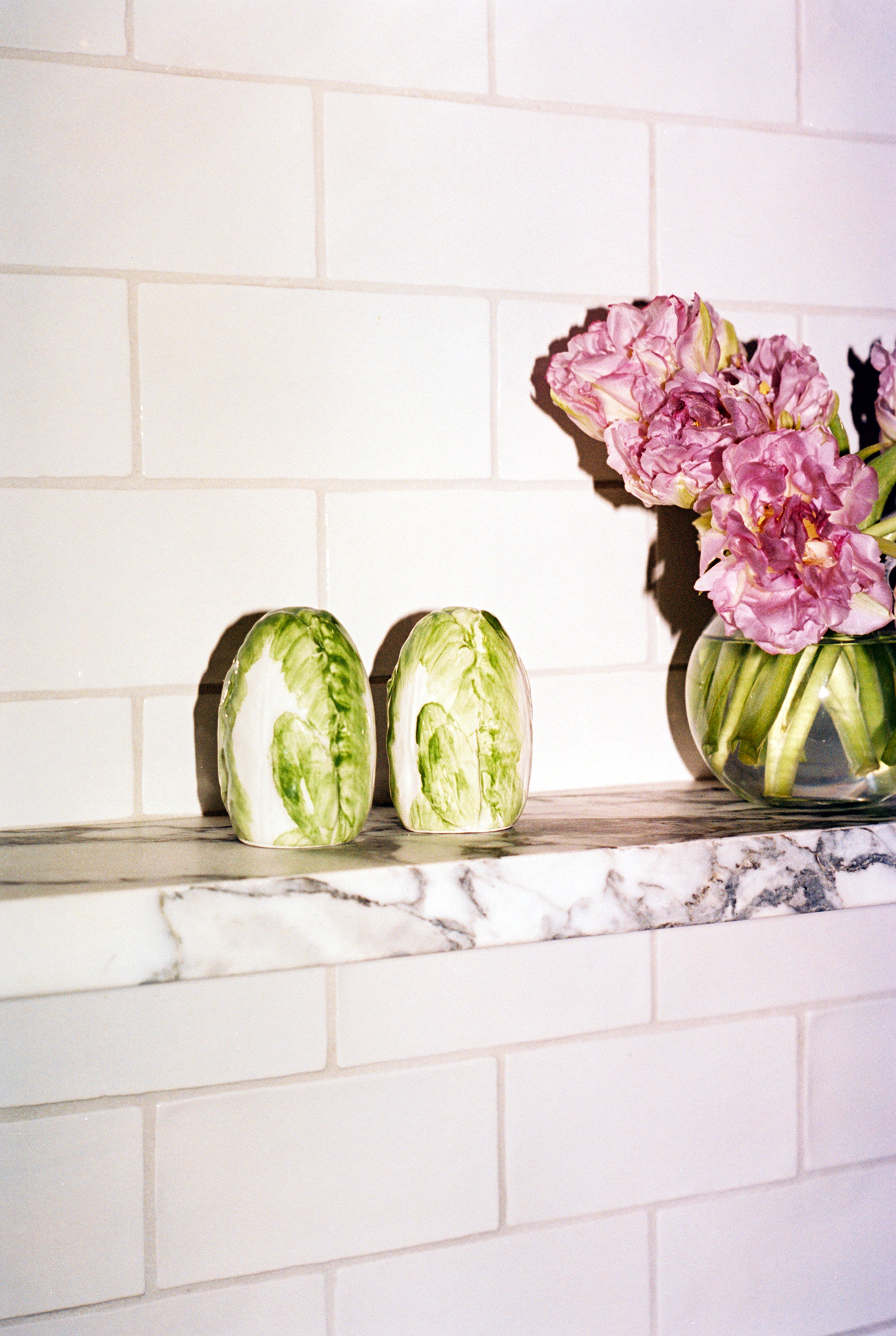 Radicchio Salt and Pepper Shakers