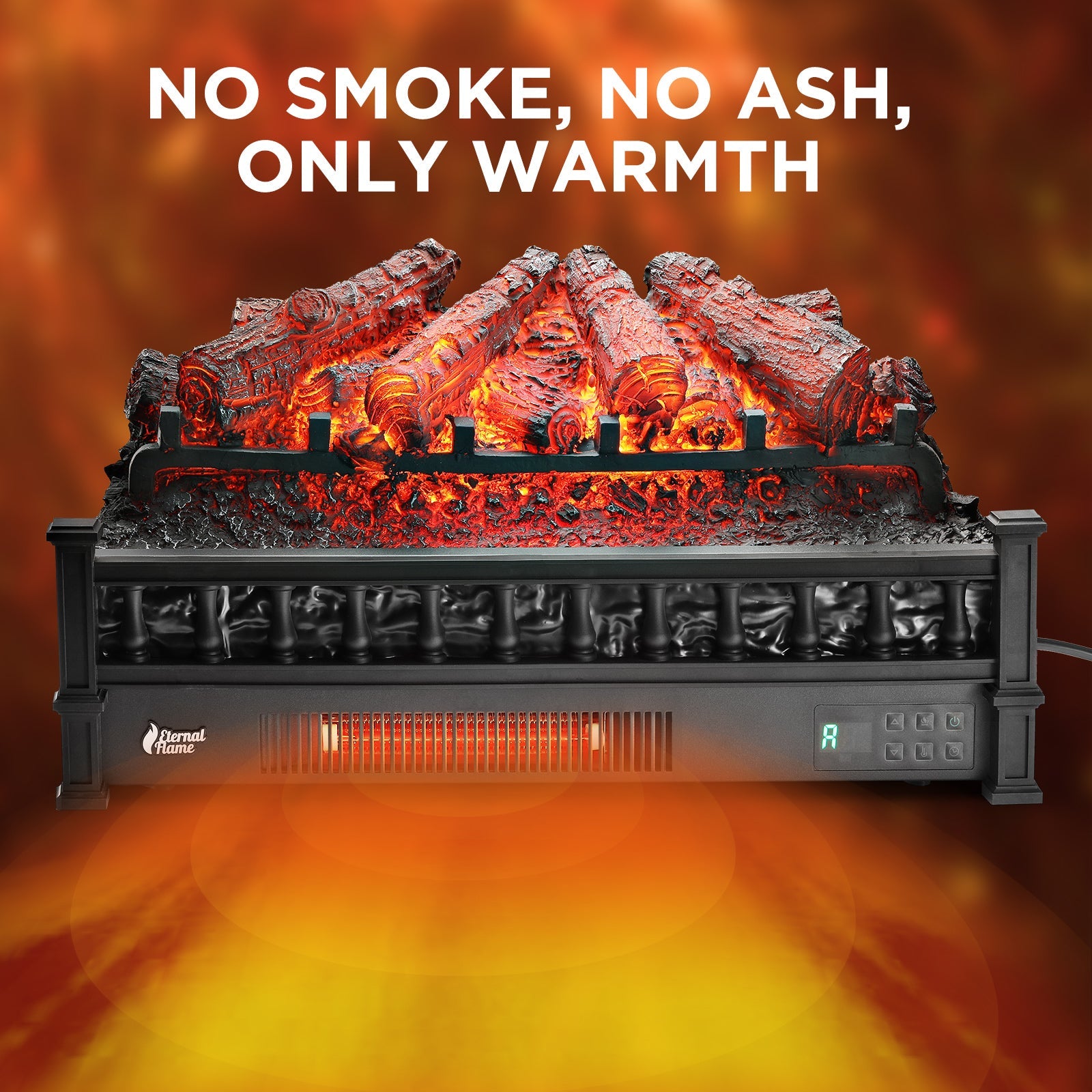 (Open Box) Eternal Flame EF26-PB Electric Fireplace Logs