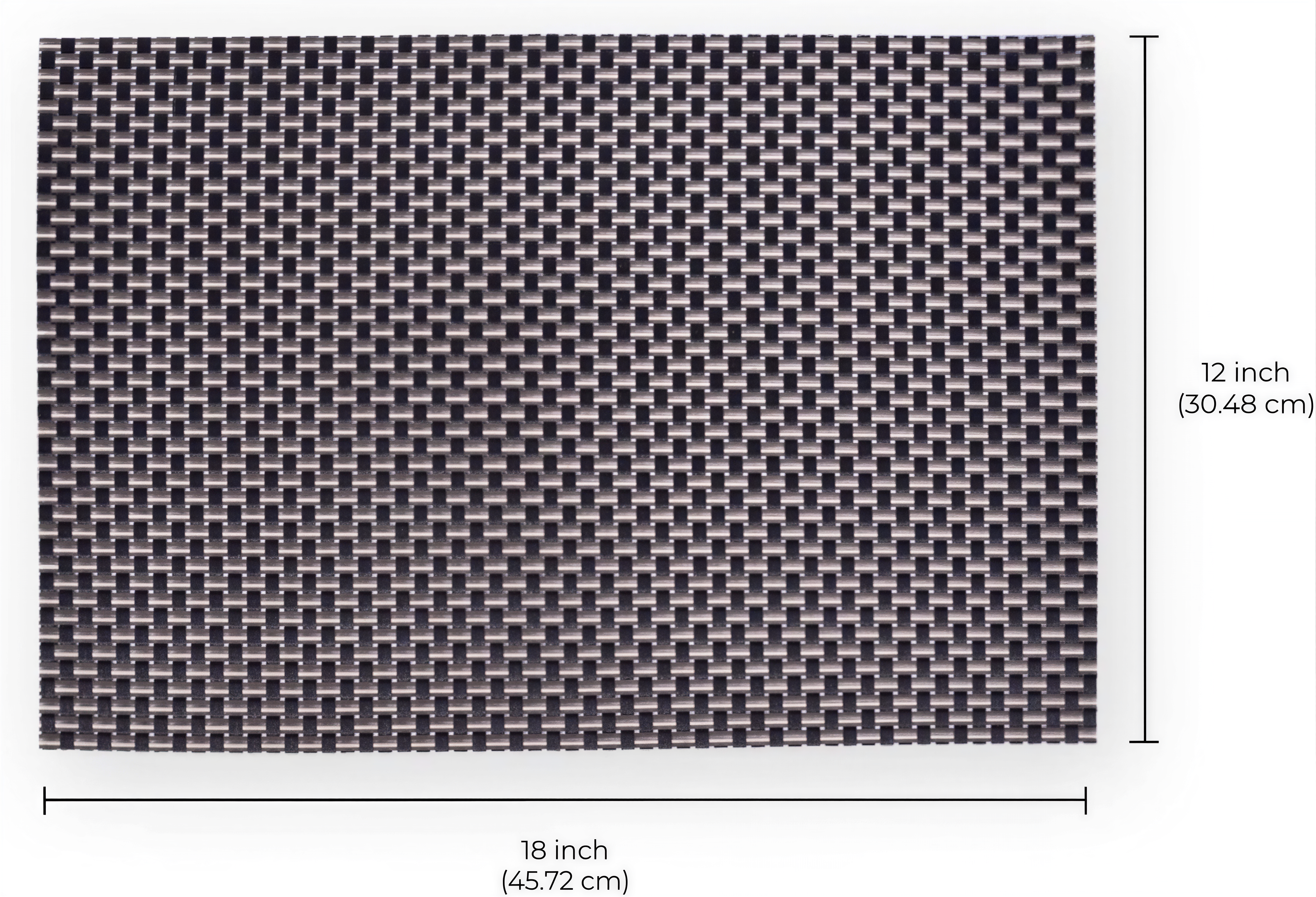 Vinyl Placemats - Heat Resistant Table Protector | Non Slip PVC Kitchen Decor Mats 18x12 Inches