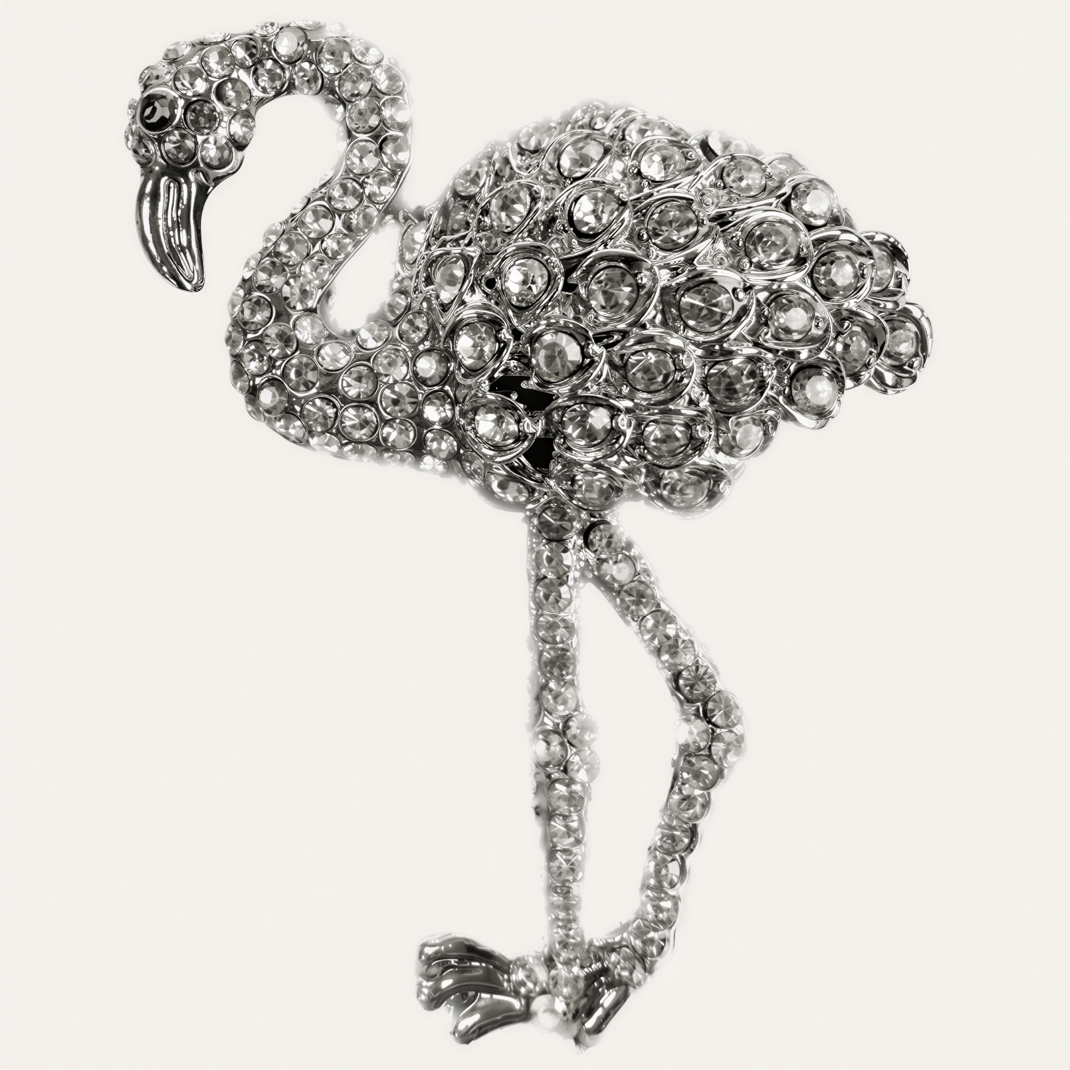 Silver Flamingo Napkin Rings – Elegant Rust Resistant Table Decor Rings for Dining