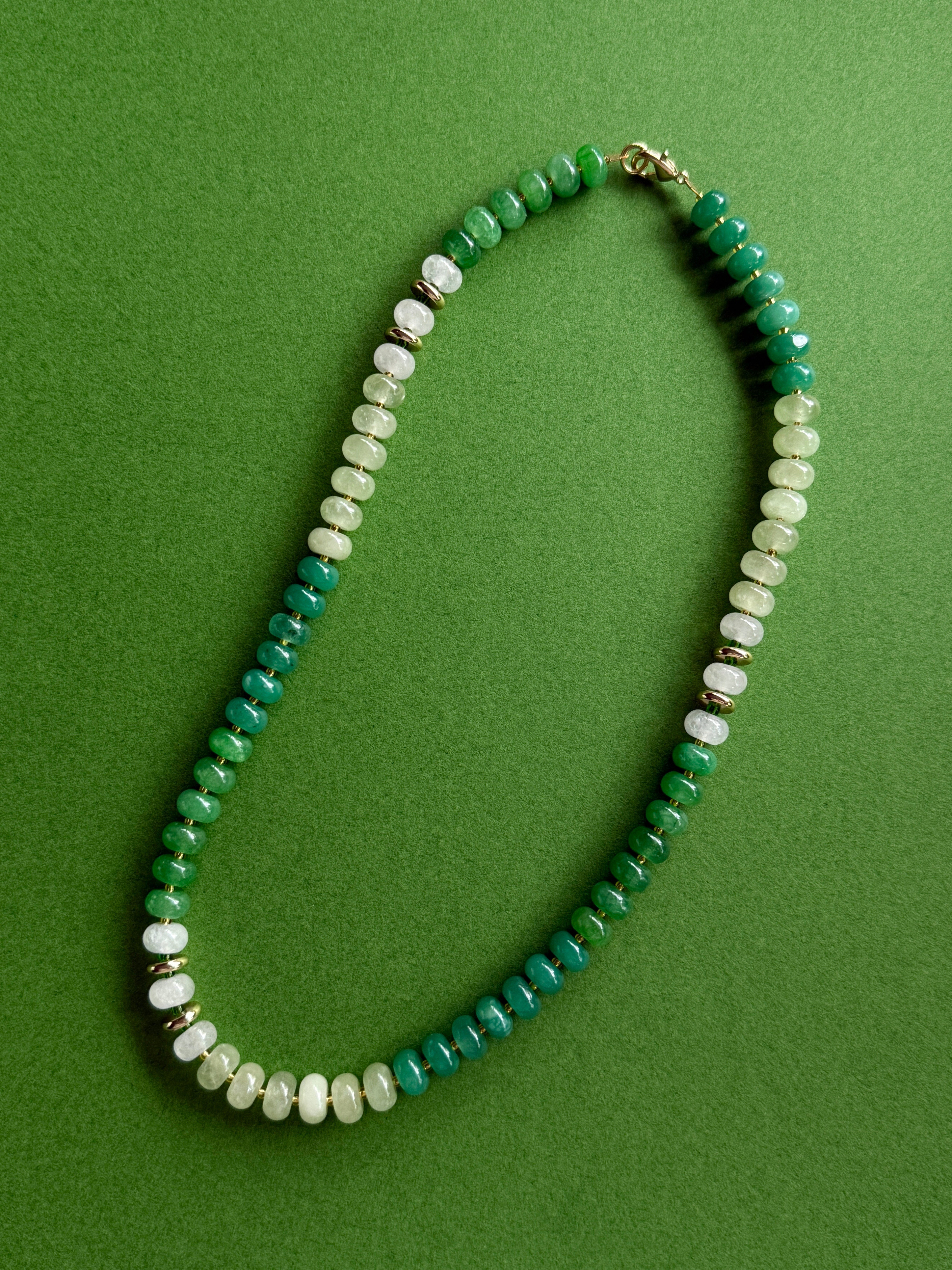 Lucky Gradient Beaded Necklace