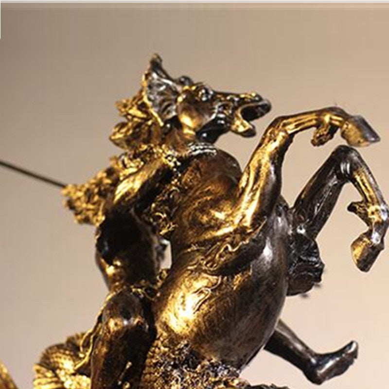 Vintage Greek Mythology Warrior Crafts  Sculpture