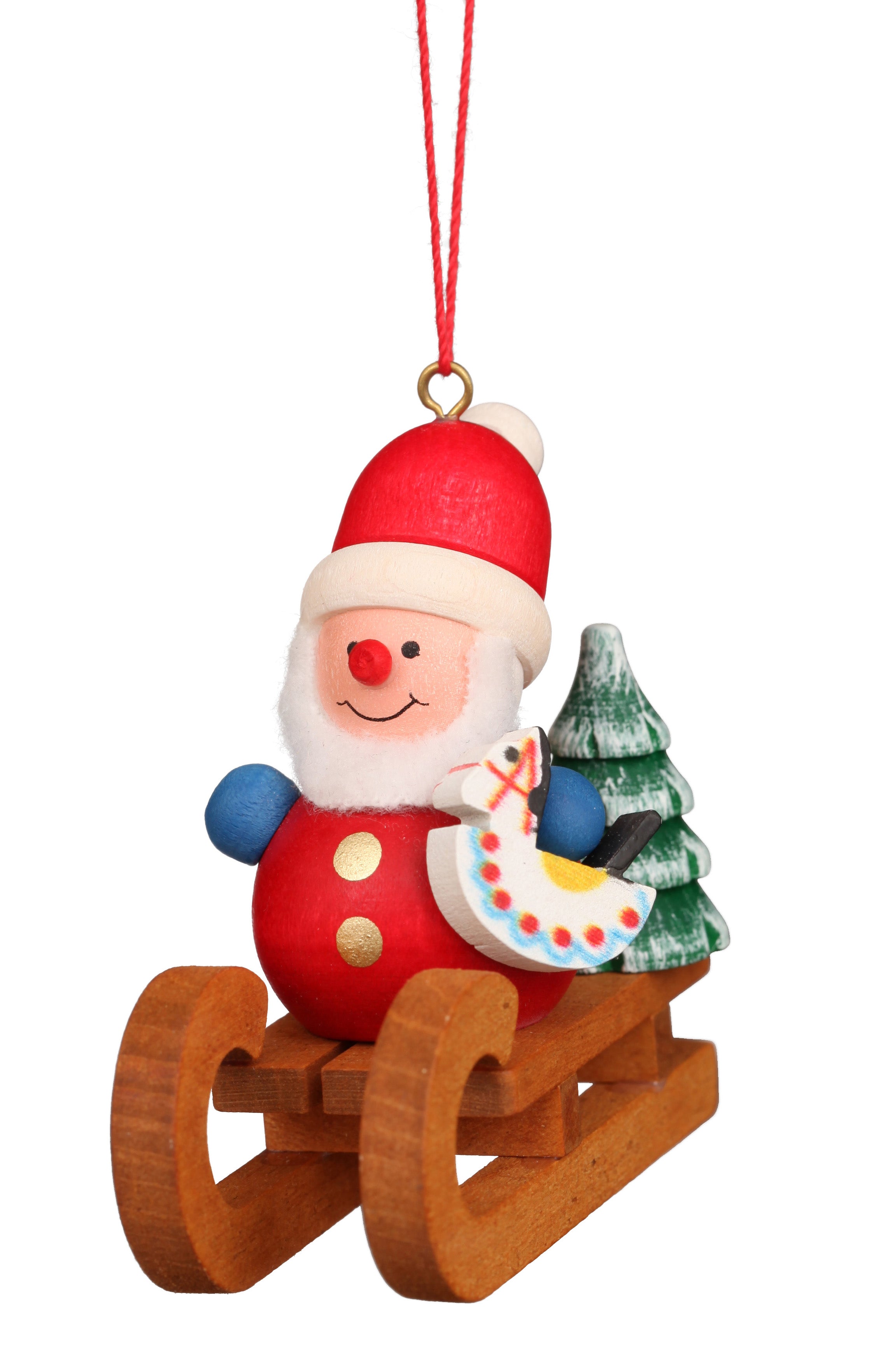 Christian Ulbricht Ornament - Santa Claus on Sled