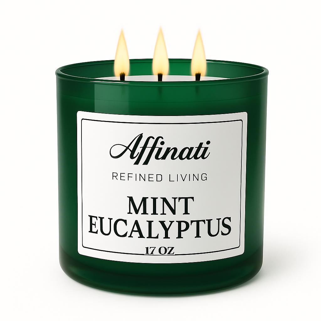 3-Wick Mint Eucalyptus Candle
