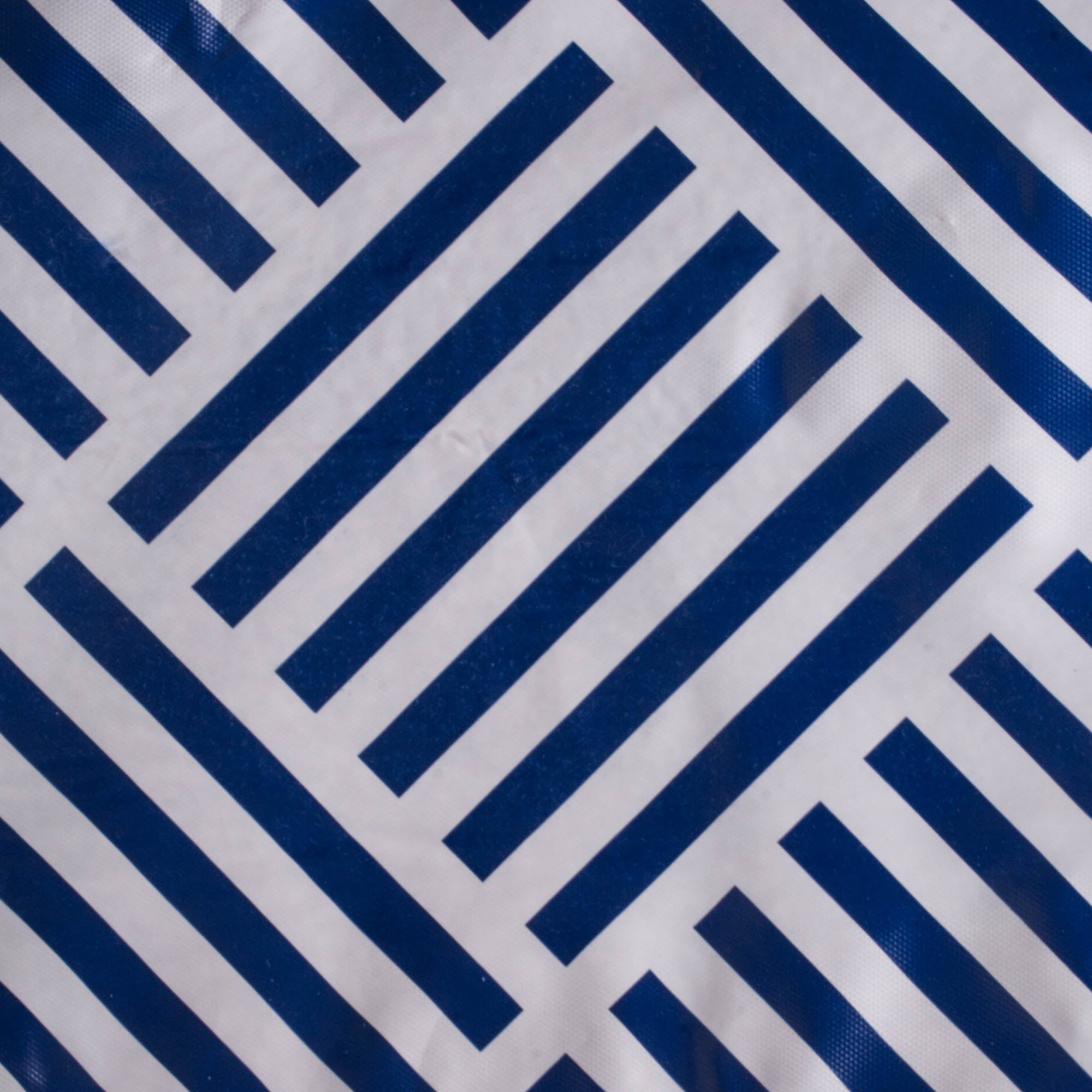 J&M Navy Grid Vinyl Tablecloth 60X84