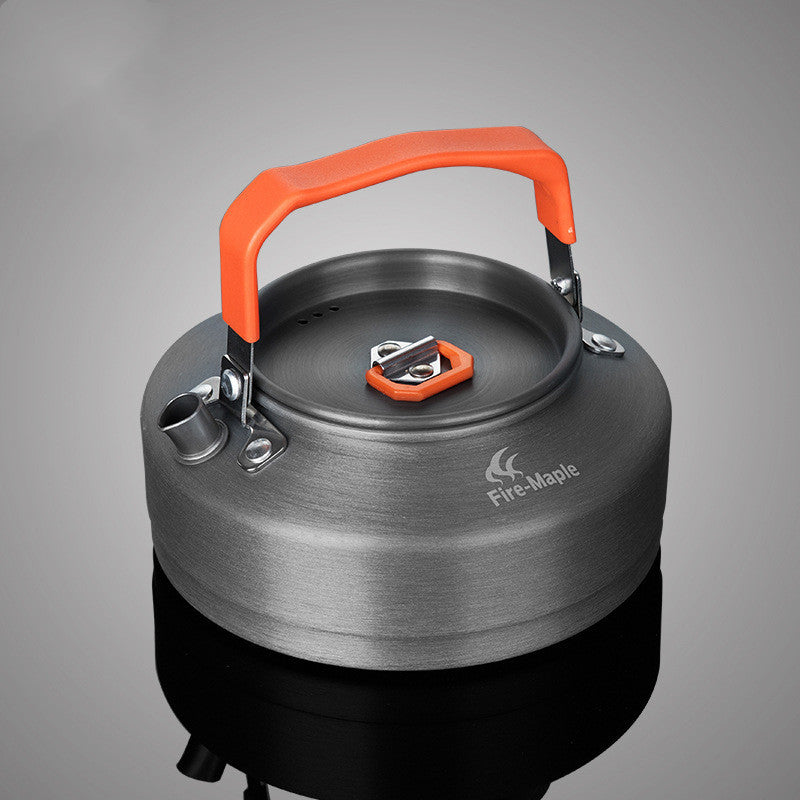 Fashion Simple Color Contrast Aluminum Kettle 0.8L