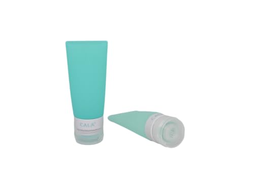Silicone Travel Bottles: Mint (2 Bottles / 2.2Oz)