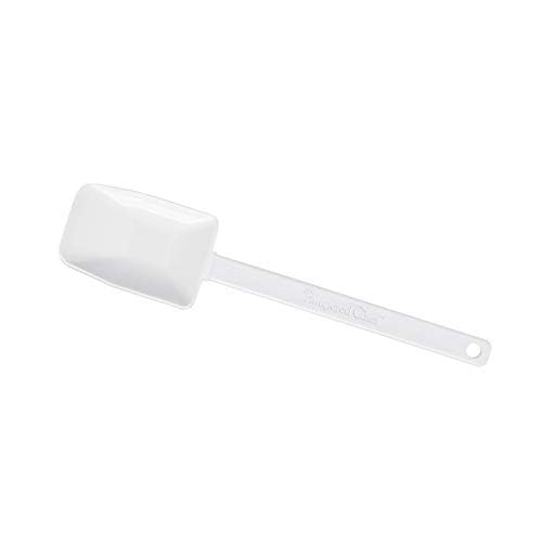 Pampered Chef Small Mix 'N Scraper - White Silicone Kitchen Tool, Model 1659