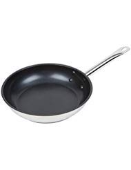 Royal Industries Nonstick Fry Pan 9'', Induction Pan Nonstick Frying Skillet Wok Stir Fry Pan Stainless Steel Egg Pan, Riveted-O