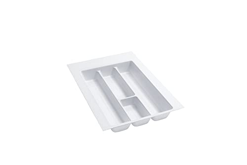 Rev-A-Shelf - GUT-12W-52 - Medium Glossy White Cutlery Tray Drawer Insert