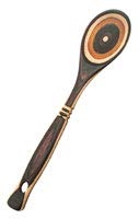Island Bamboo Pakkawood 12-Inch Spoon, Natural