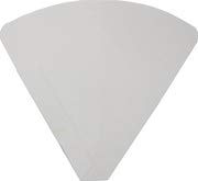Friteshop Inc. Crepe Holder, White, Regular Size - Perforated, 250 Gram Cardboard, 100 Pieces, 39 Per Holder