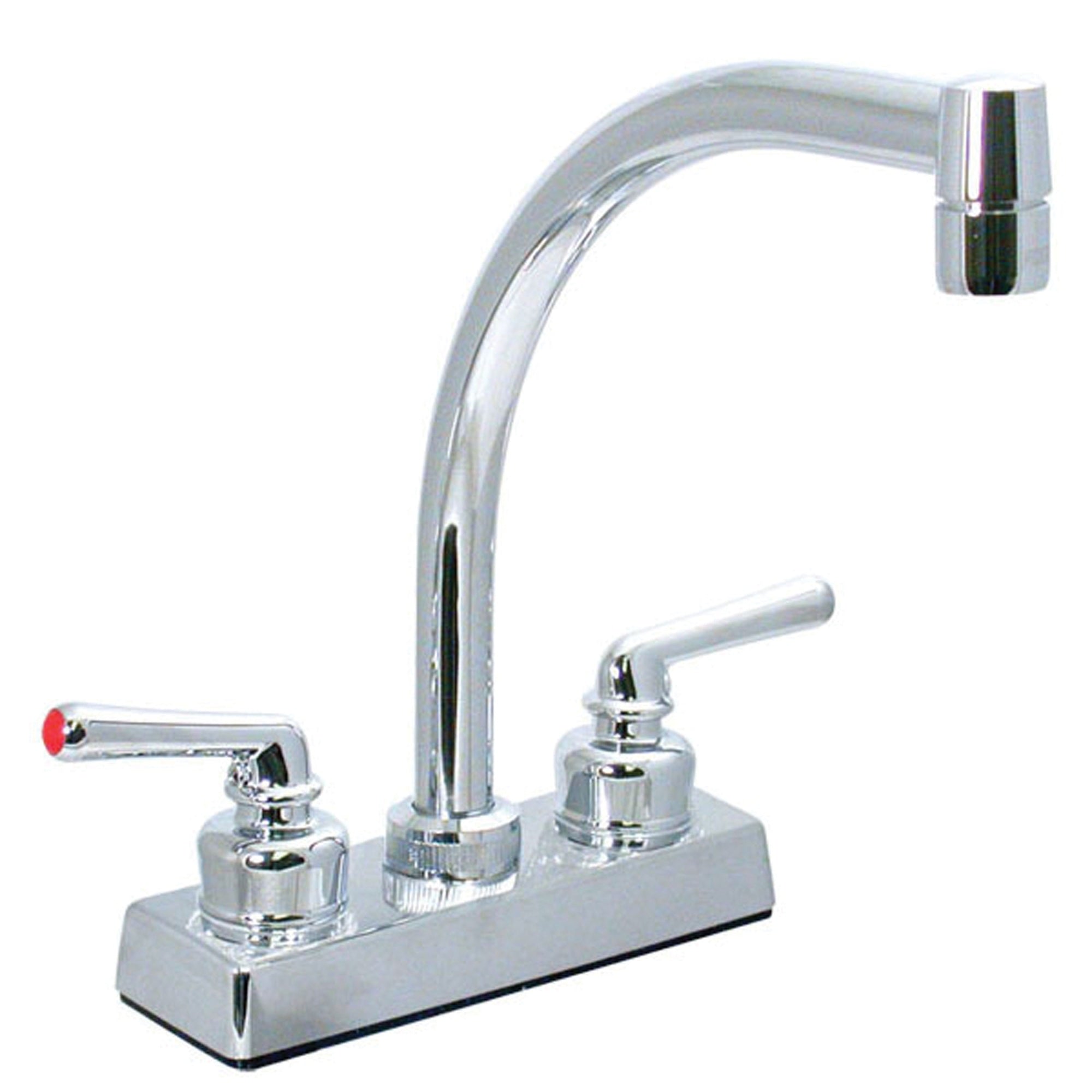 Valterra Pf211307 Phoenix Ledge Mount 4'' Kitchen Faucet - High Arc Tubular Spout, Chrome
