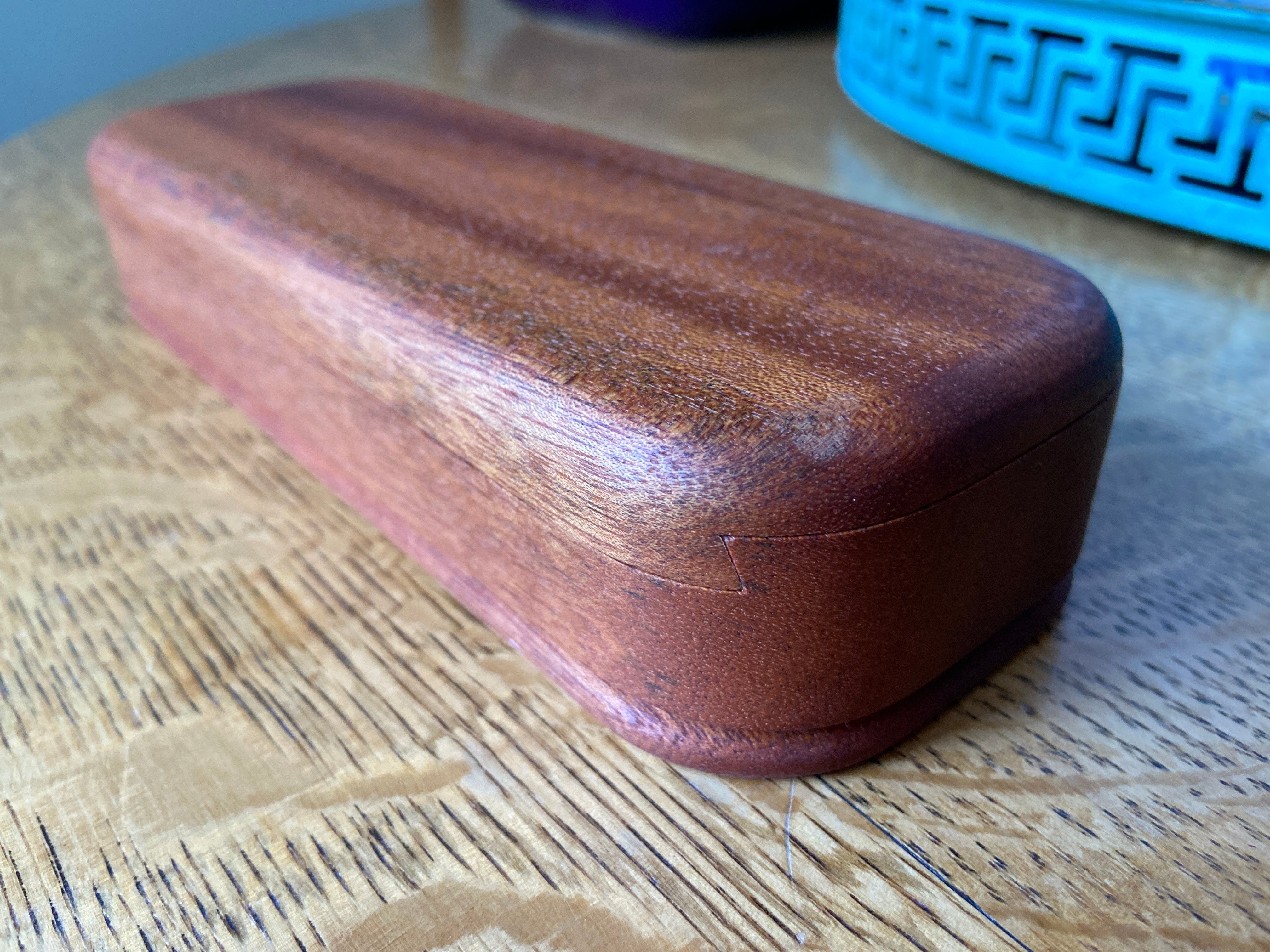Series #01 | Mahogany Keepsake Box | Sliding Dovetail Lid | 8.25" Premium Handcrafted Storage