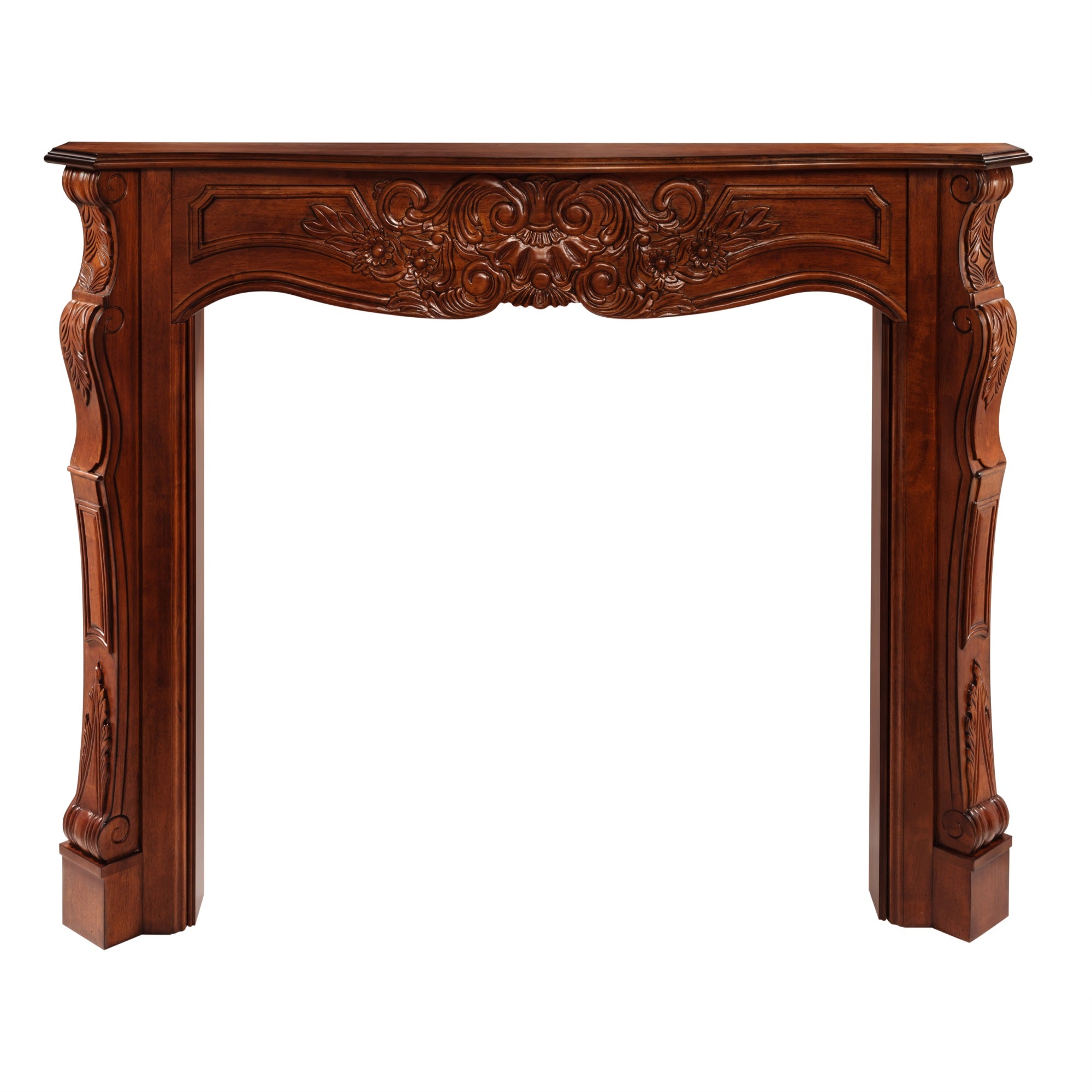 The Deauville 48'' Fireplace Mantel Unfinished