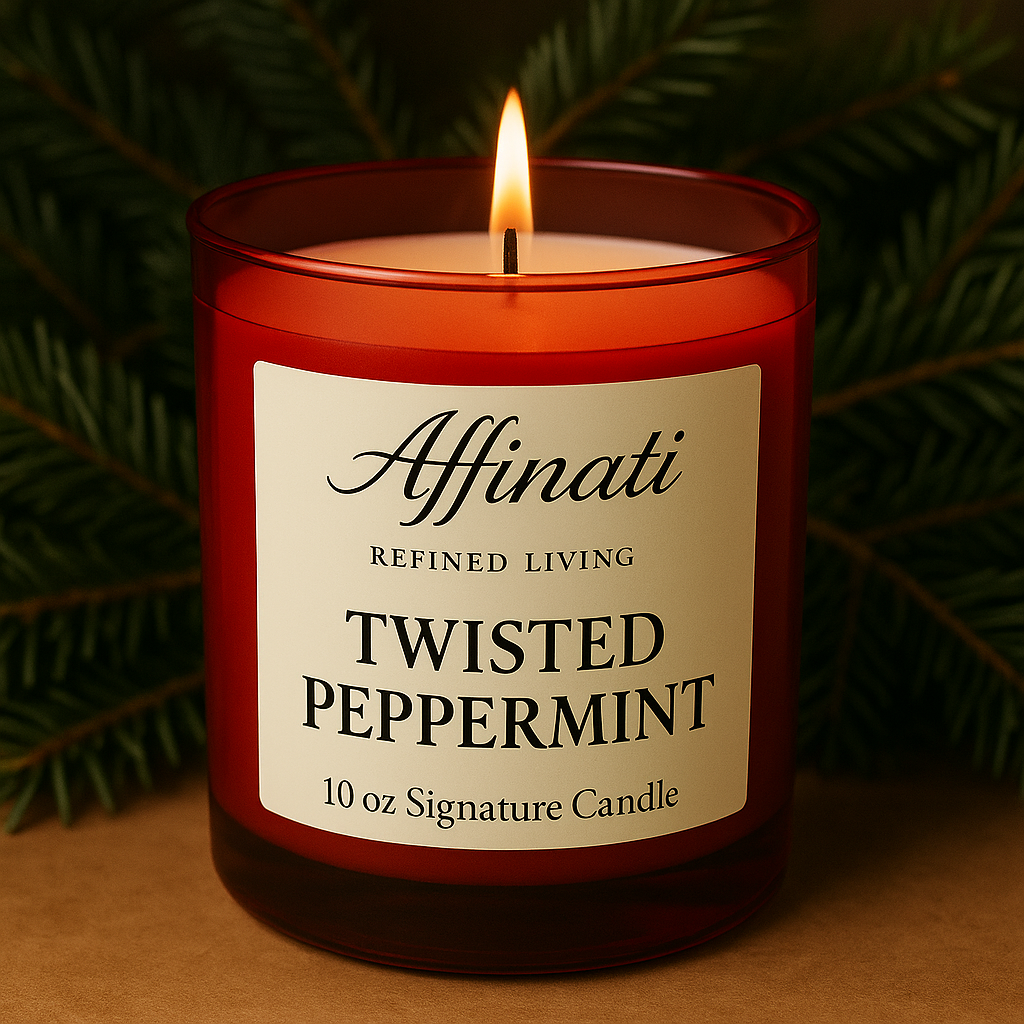 Twisted Peppermint Signature Candle