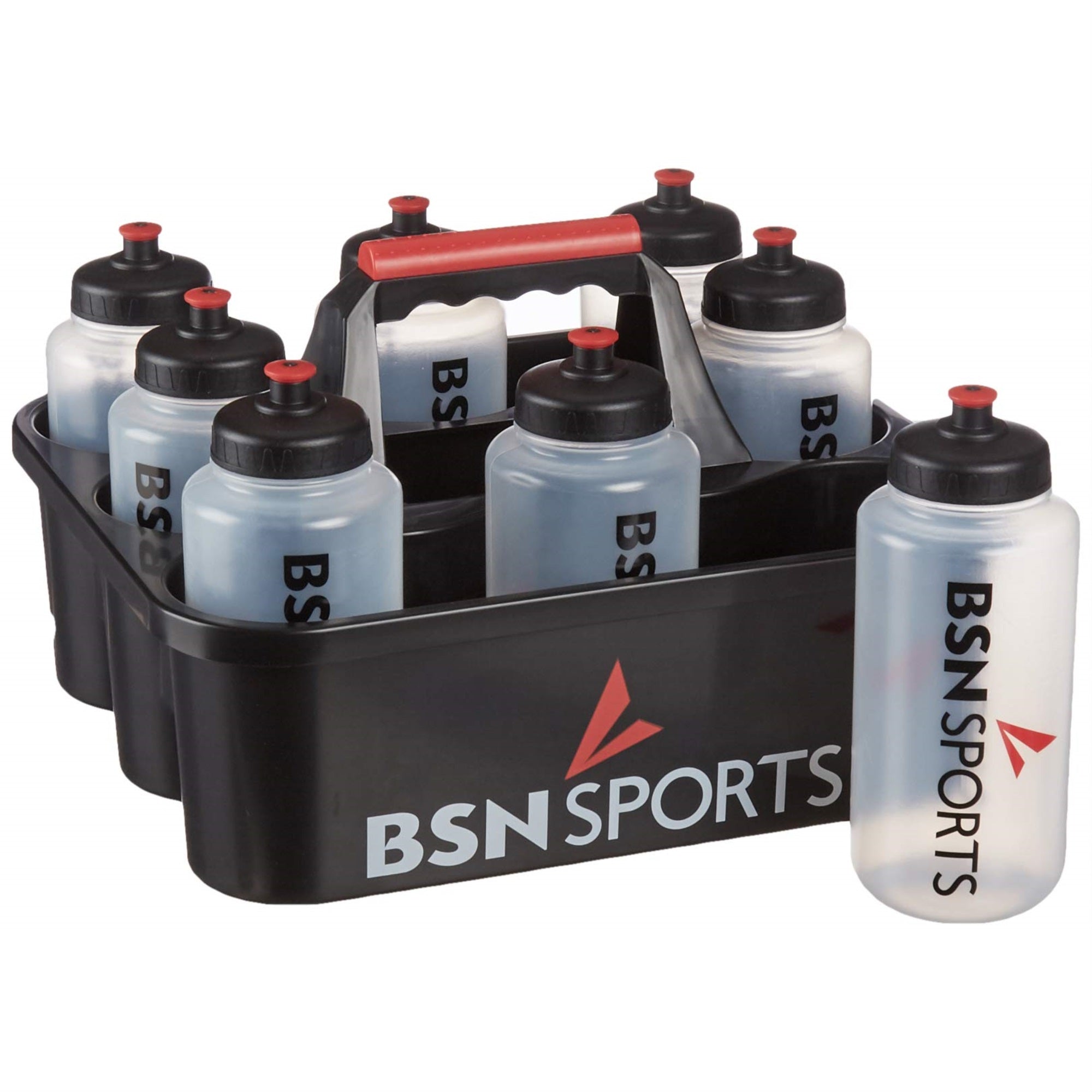Bsn Sports Bottle Carrier W/ 8 Qt Bottles