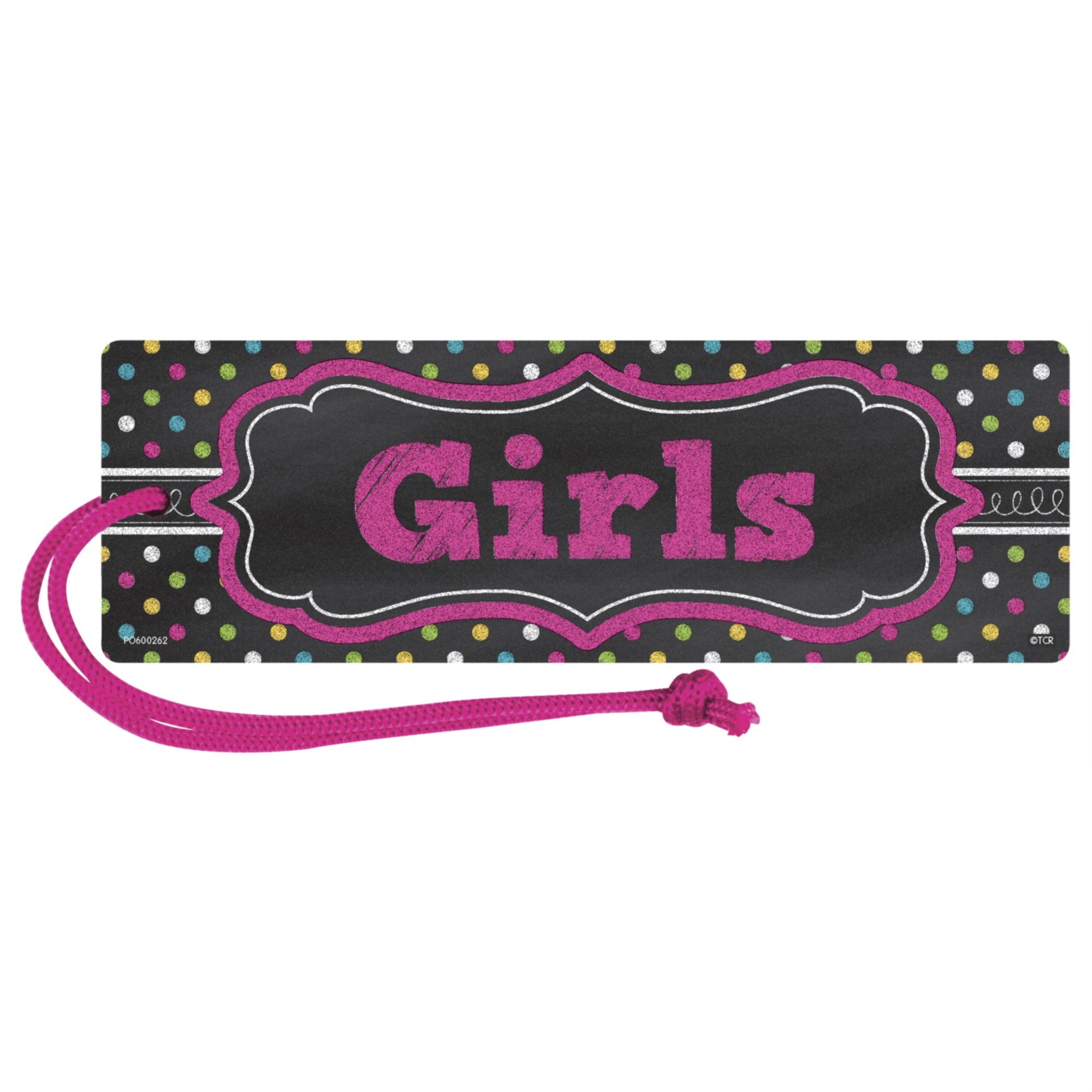 Teacher Created Resources Hall Passes, Magnetic, Chalkboard Brights, Set Of 3