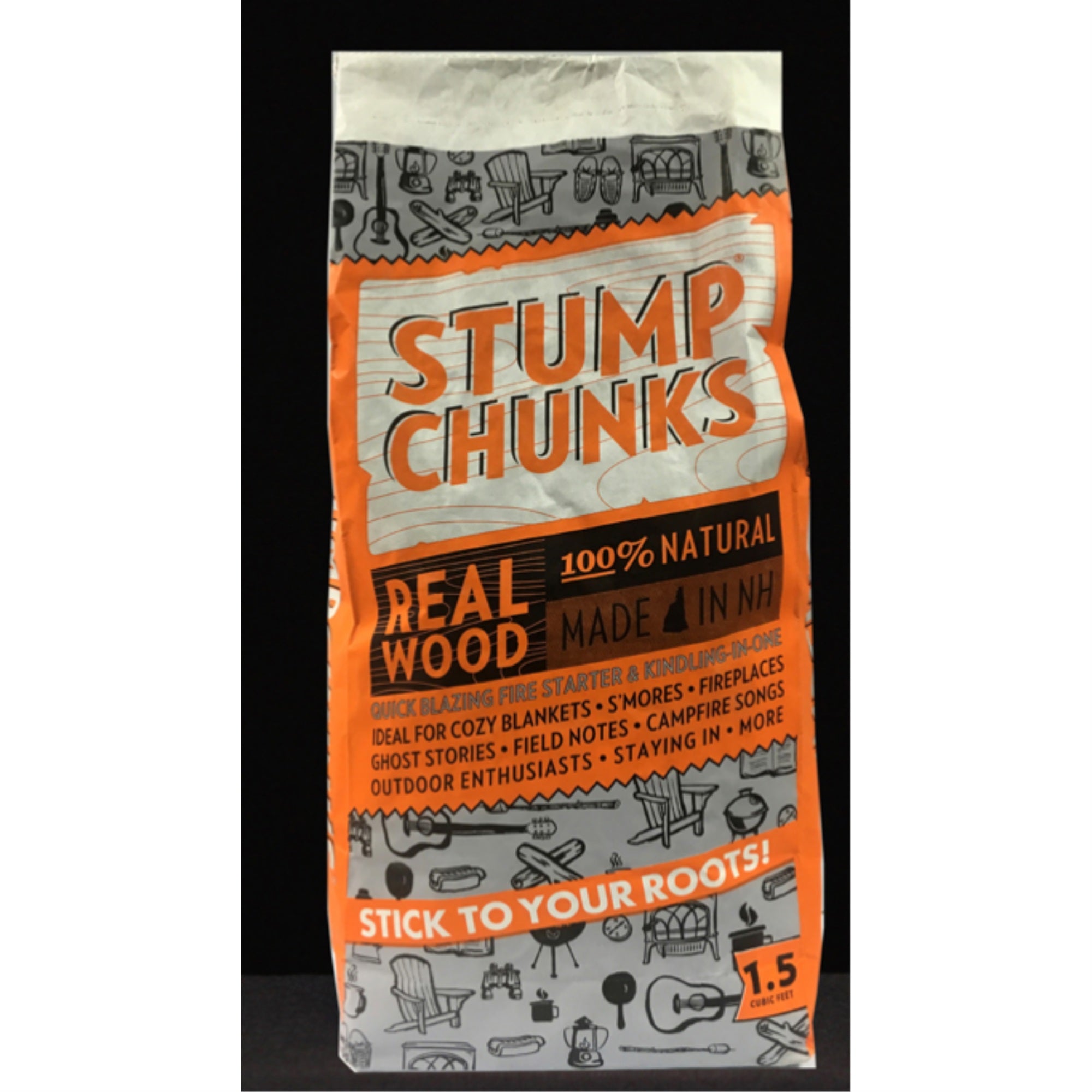 Stump Chunks 1.5 Cu Feet Large Bag