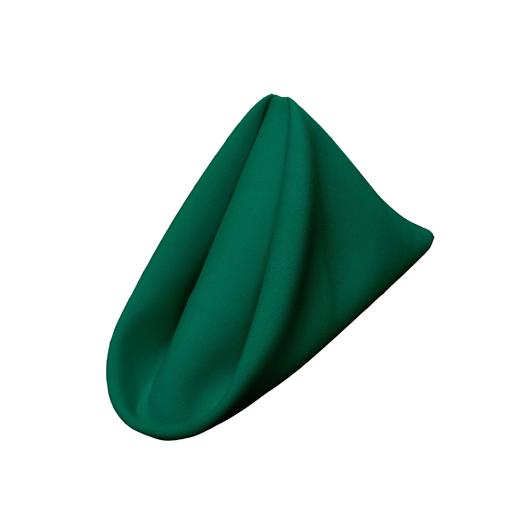 La Linen Pack-10 Polyester Poplin Napkin 18 By 18-Inch, Teal