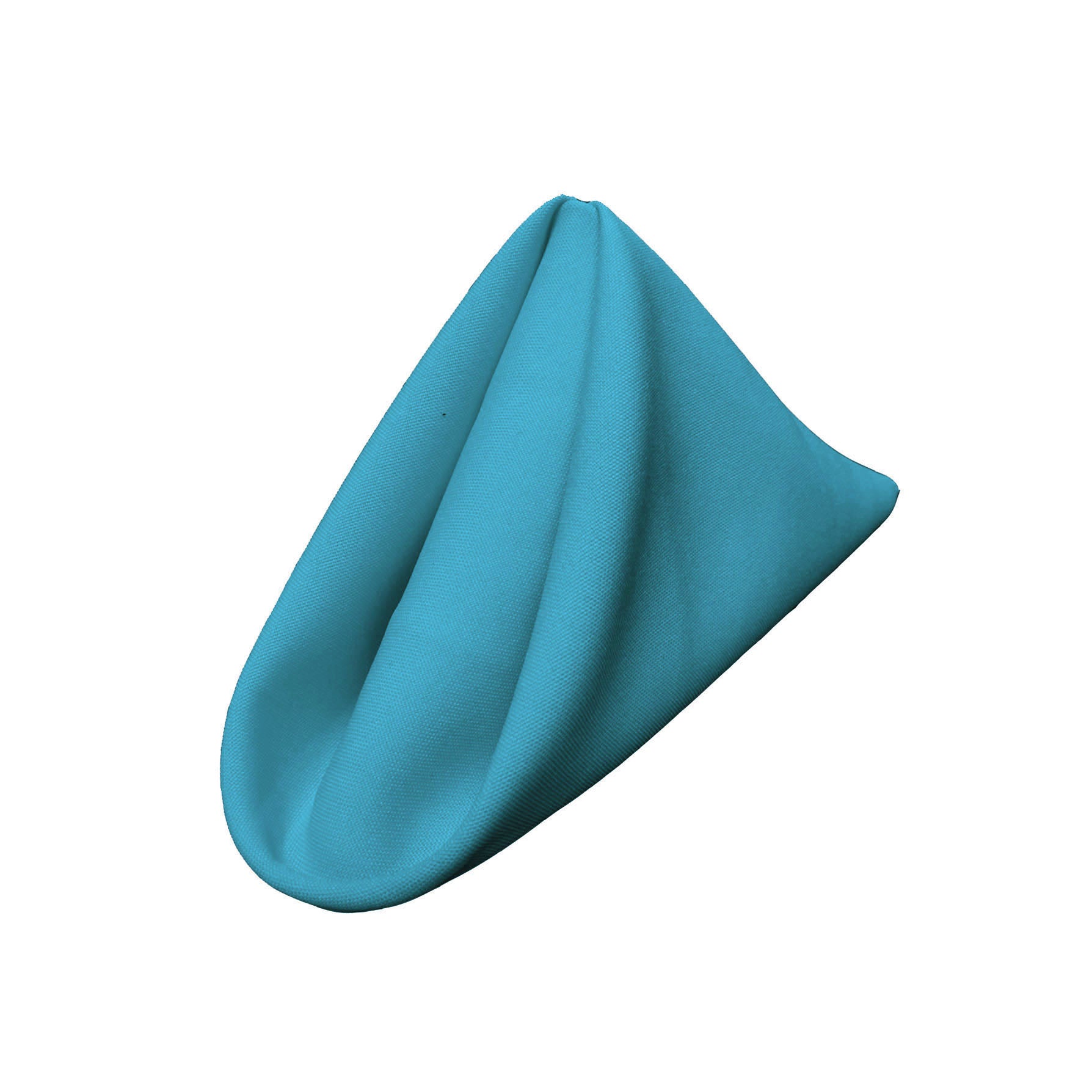 La Linen Pack-10 Polyester Poplin Napkin 18 By 18-Inch, Dark Turquoise