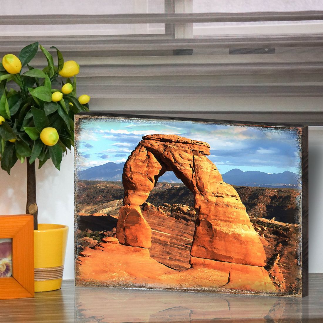Grand Canyon Art Wooden Wall Art by Nature Wonders - Nature Wildlife Decor  - 95280B