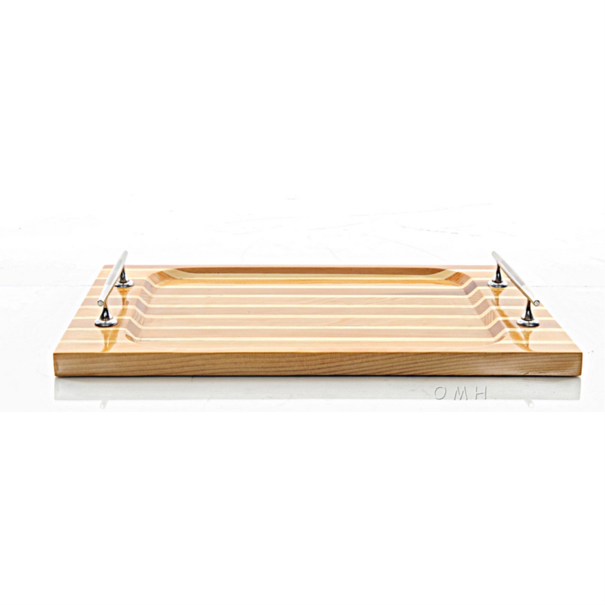 Chris Craft Nautical-Inspired Rectangular Cedar Serving Tray