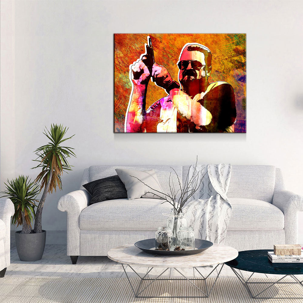 Mark It Zero, Abstract Canvas Wall Art, Walter Sobchak, The Big Lebowksi, This is not ‘Nam, this is bowling, there are rules