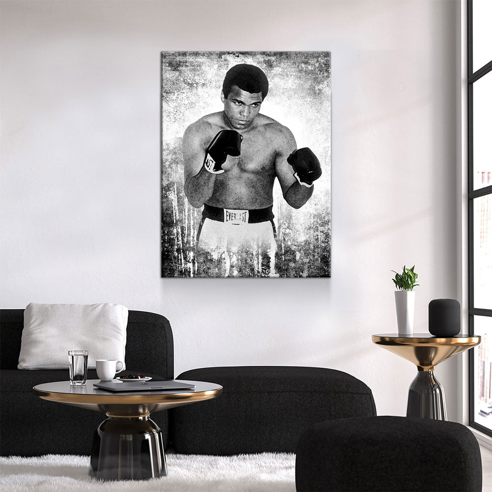 ALI The Louisville LIP Canvas Wall Art, Muhammad Ali Motivational Decor