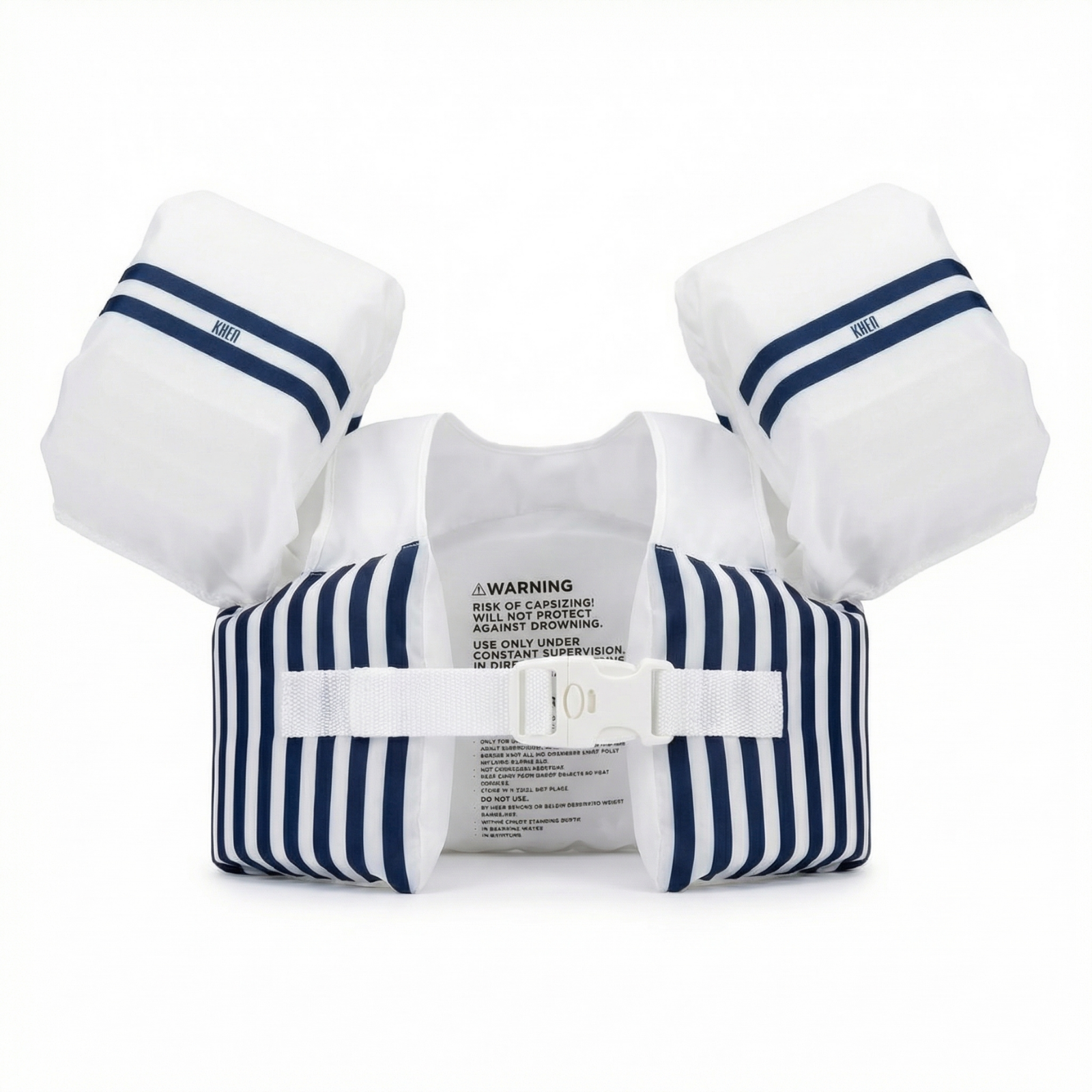 Floating Jackets with Sleeves for Pool or Beach | 1-3 Years | White & Blue