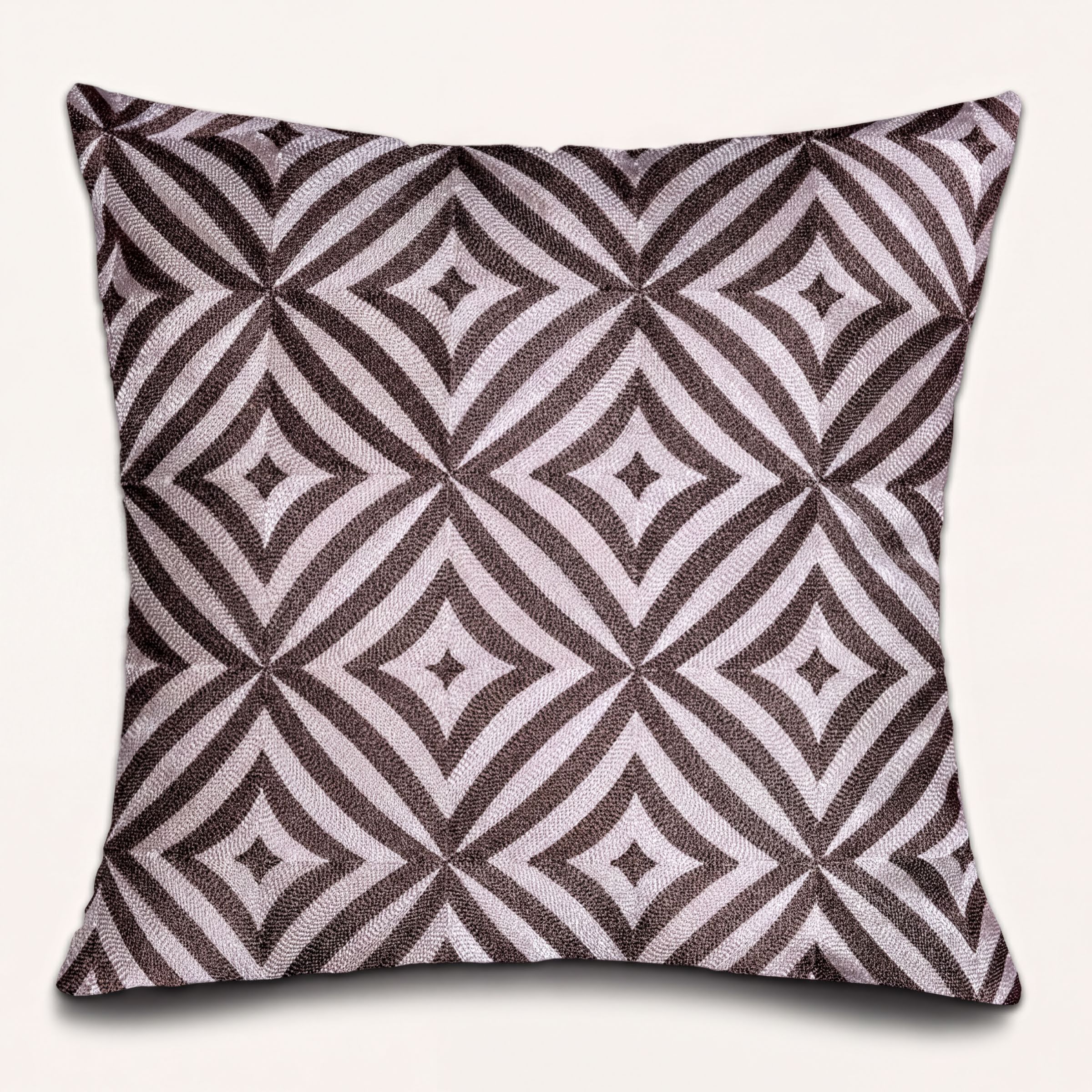 Beige Throw Pillow Covers - 20x20 Inch Linen Cushion Covers with Zipper Closure