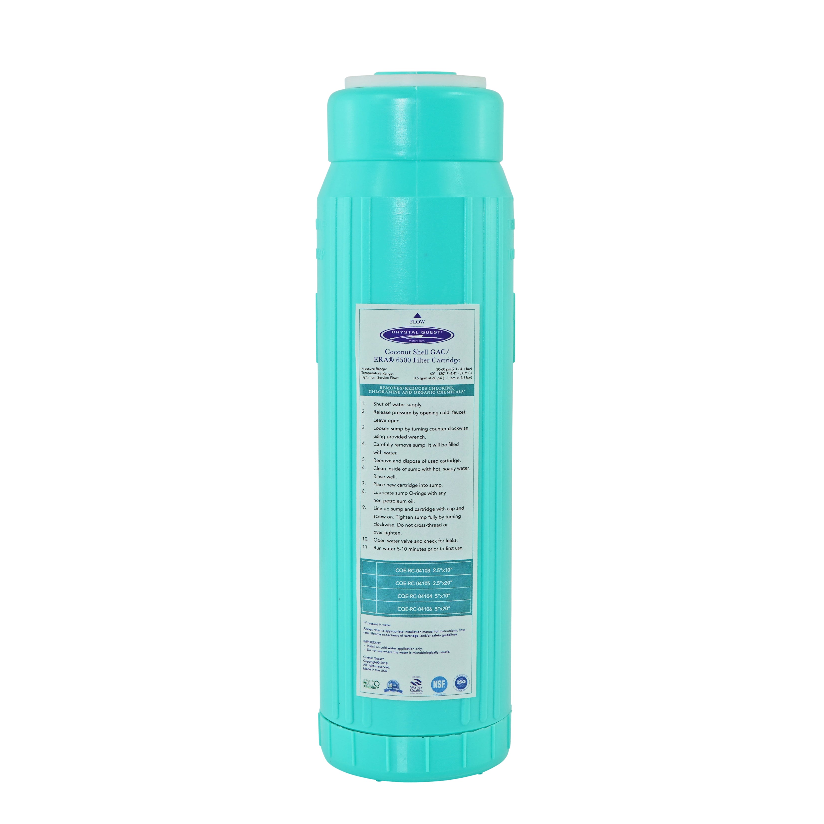 GAC Filter Cartridge (Coconut Shell Granular Activated Carbon)
