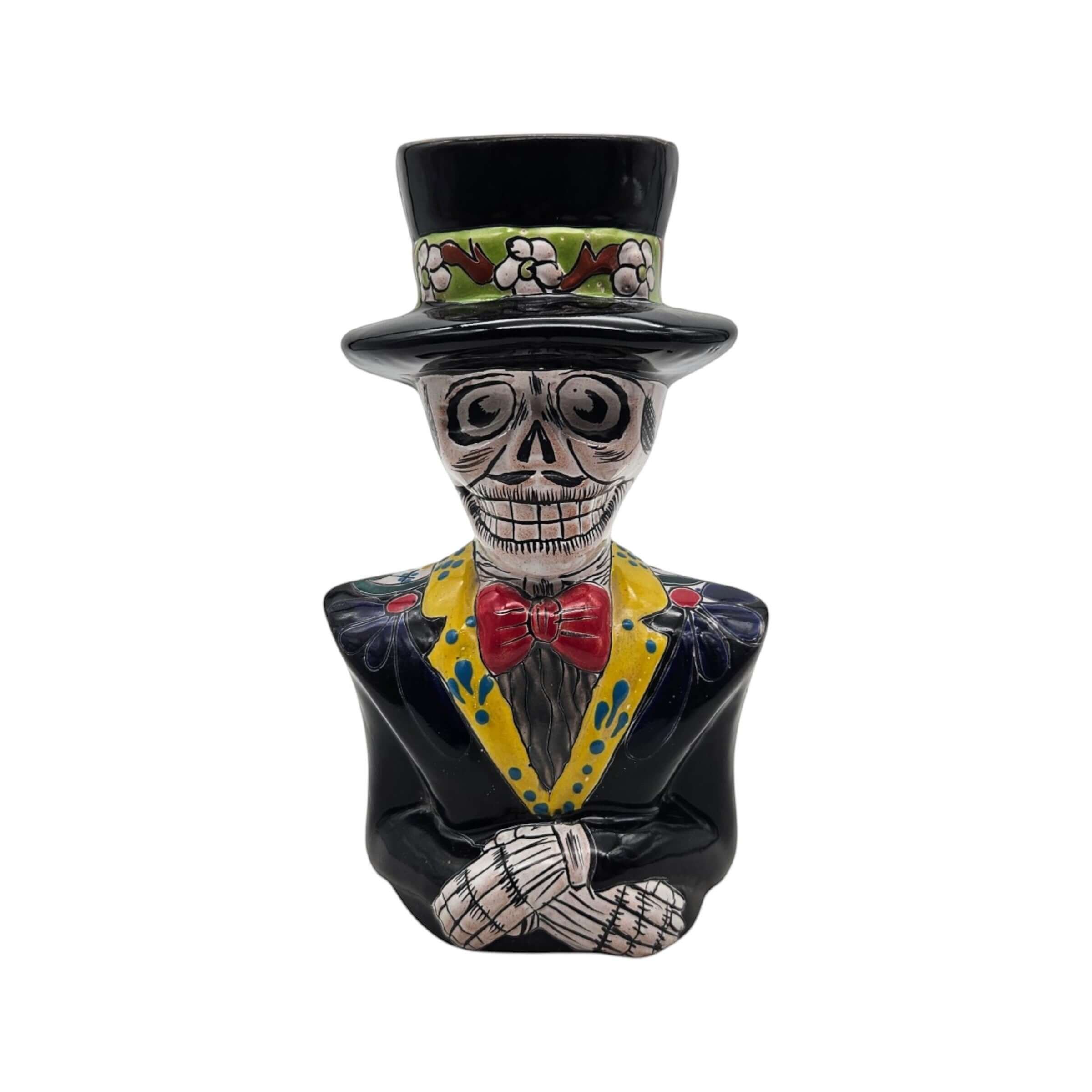 Talavera Skeleton Statue | Day of the Dead Catrin