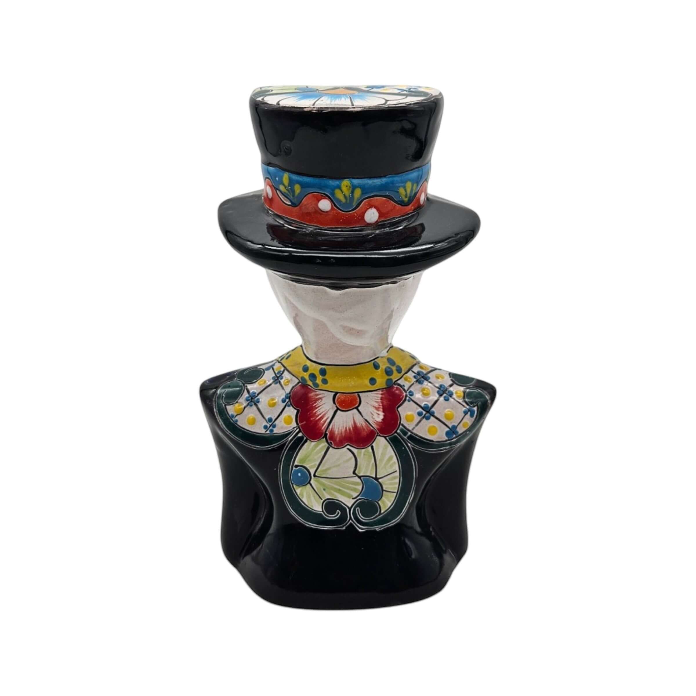 Talavera Skeleton Statue | Day of the Dead Catrin
